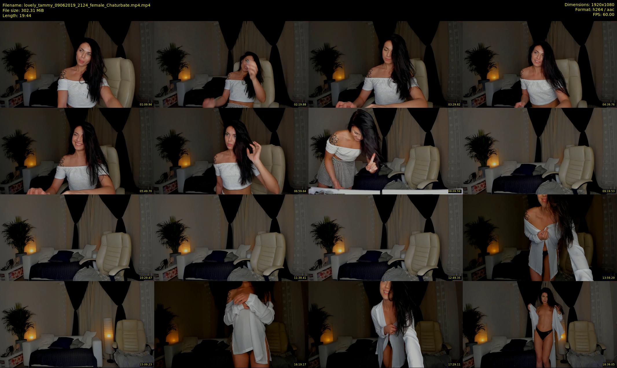 lovely_tammy — 20 minute Chaturbate female cam show recording, 1080p, Jun 9, 2019
