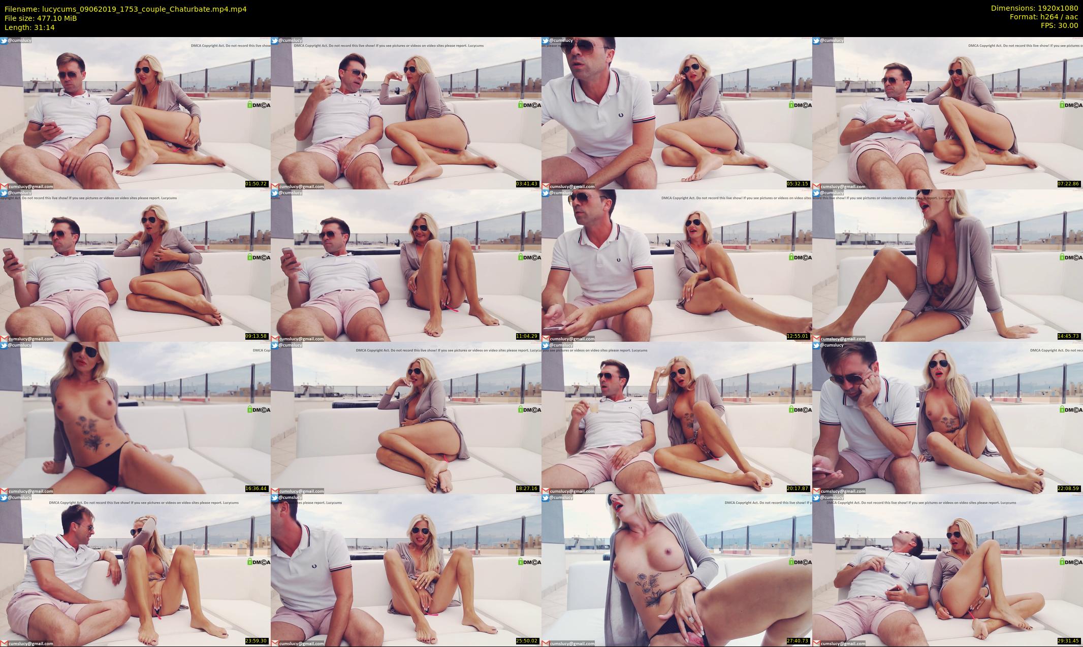 lucycums — 32 minute Chaturbate couple cam show recording, 1080p, Jun 9, 2019