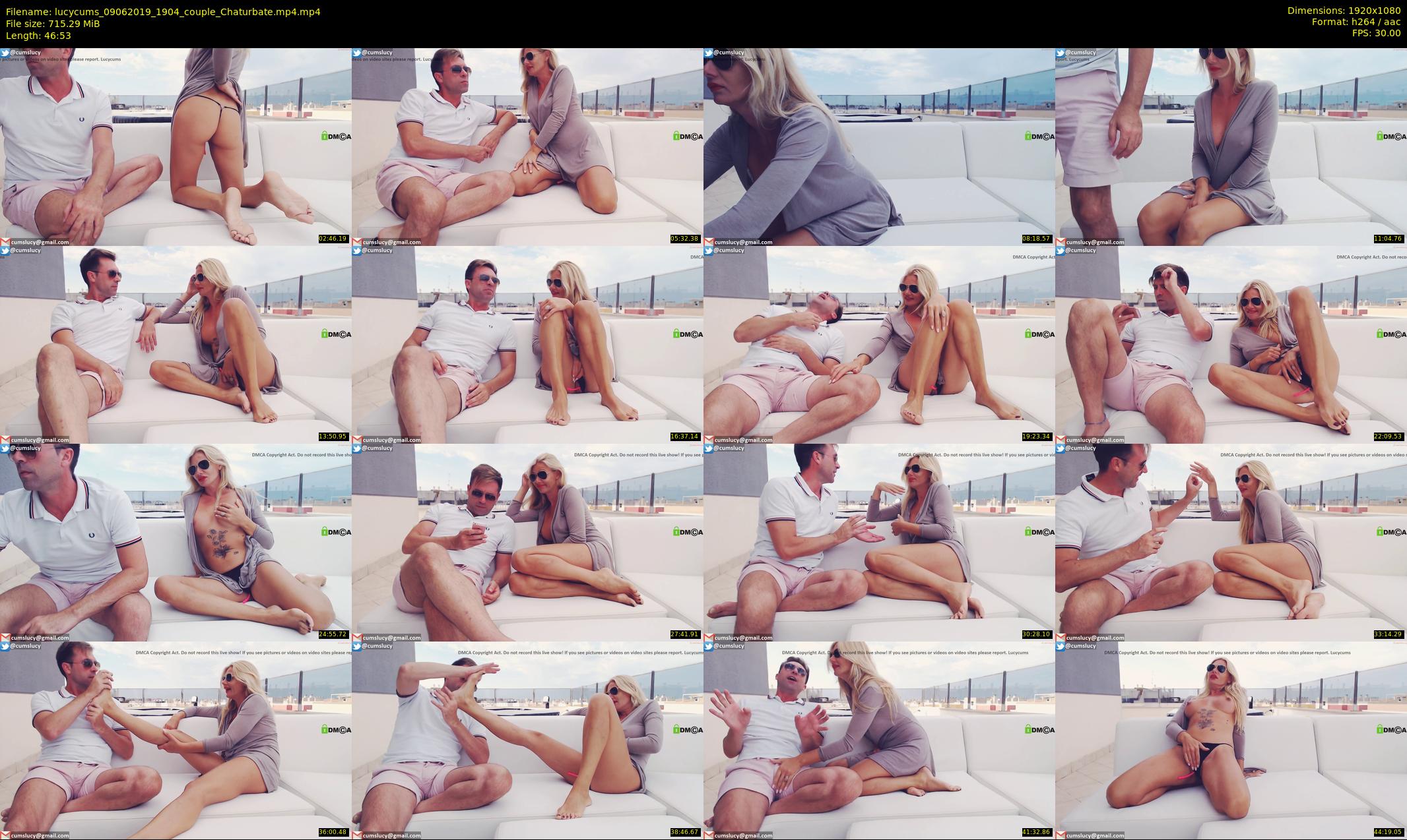 lucycums — 47 minute Chaturbate couple cam show recording, 1080p, Jun 9, 2019