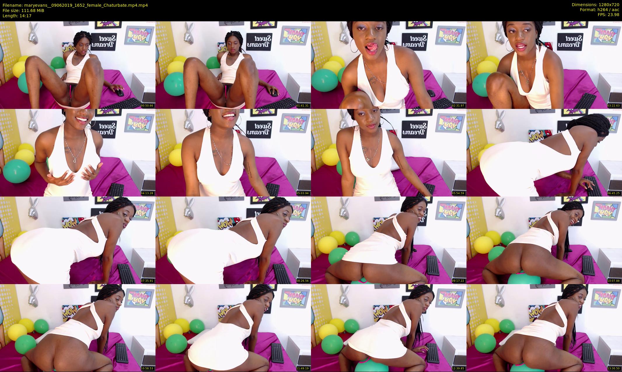 maryevans_ — 15 minute Chaturbate female cam show recording, 720p, Jun 9, 2019