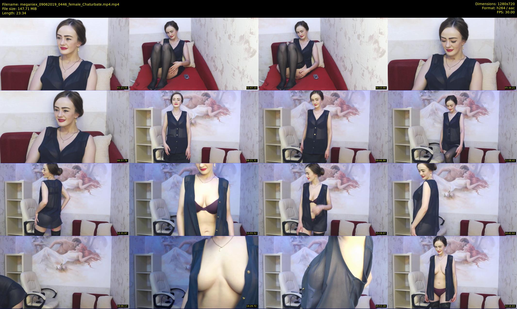 meganiex — 24 minute Chaturbate female cam show recording, 720p, Jun 9, 2019