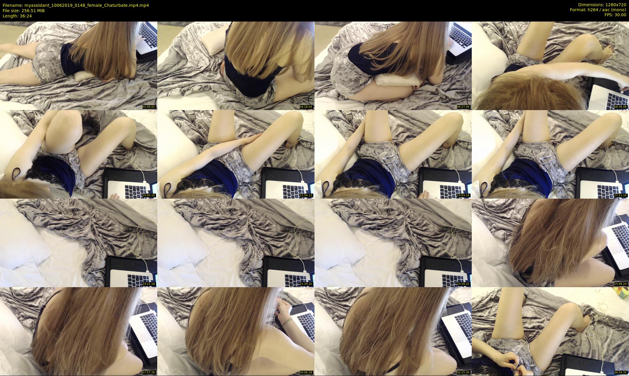 myassistant — 37 minute Chaturbate female cam show recording, 720p, Jun 10, 2019