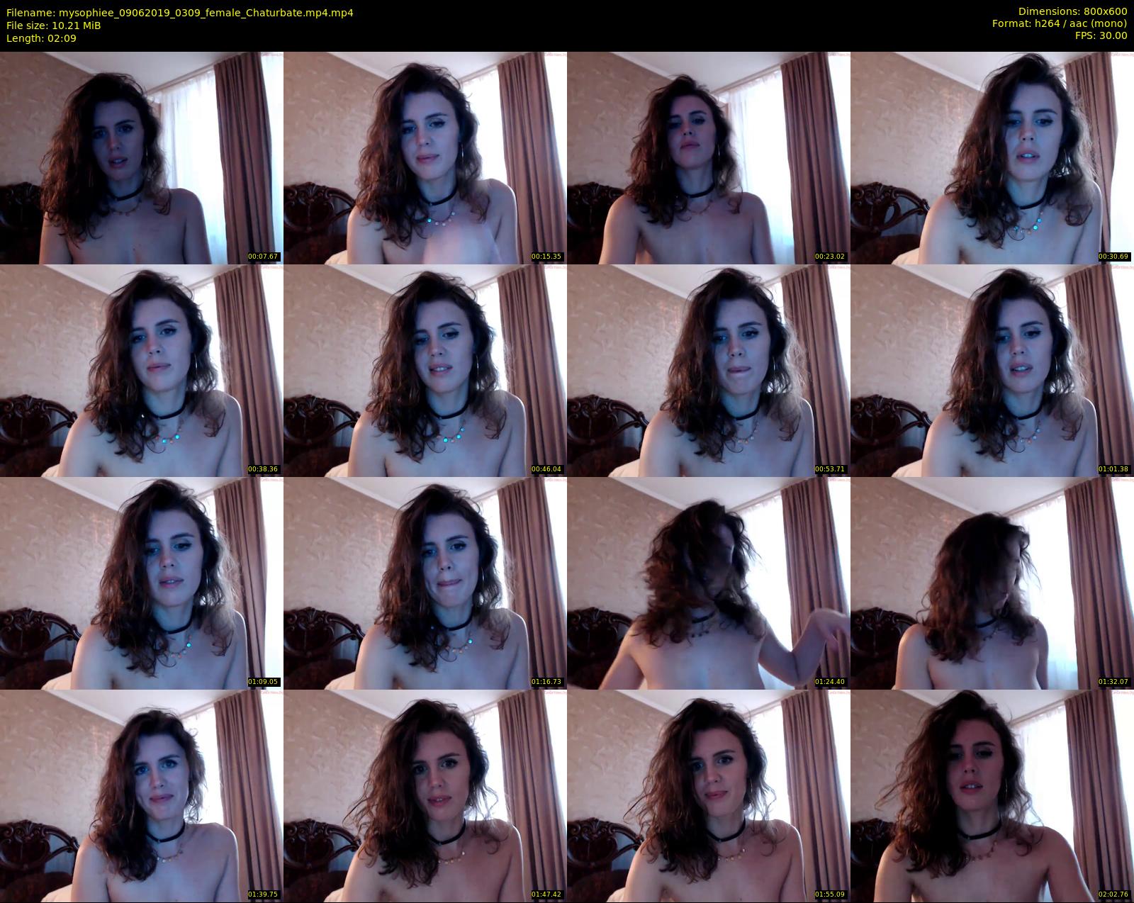 mysophiee — 3 minute Chaturbate female cam show recording, 480p, Jun 9, 2019