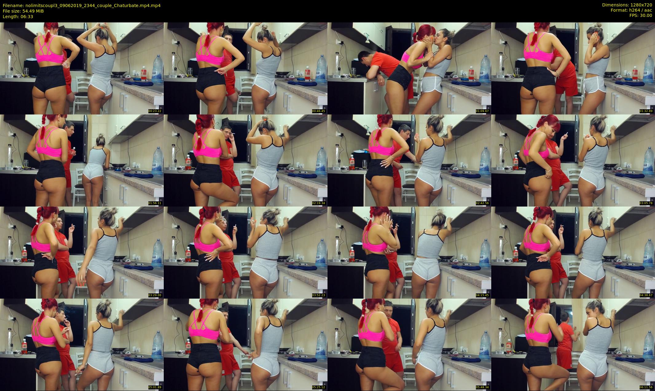 nolimitscoupl3 — 7 minute Chaturbate couple cam show recording, 720p, Jun 9, 2019