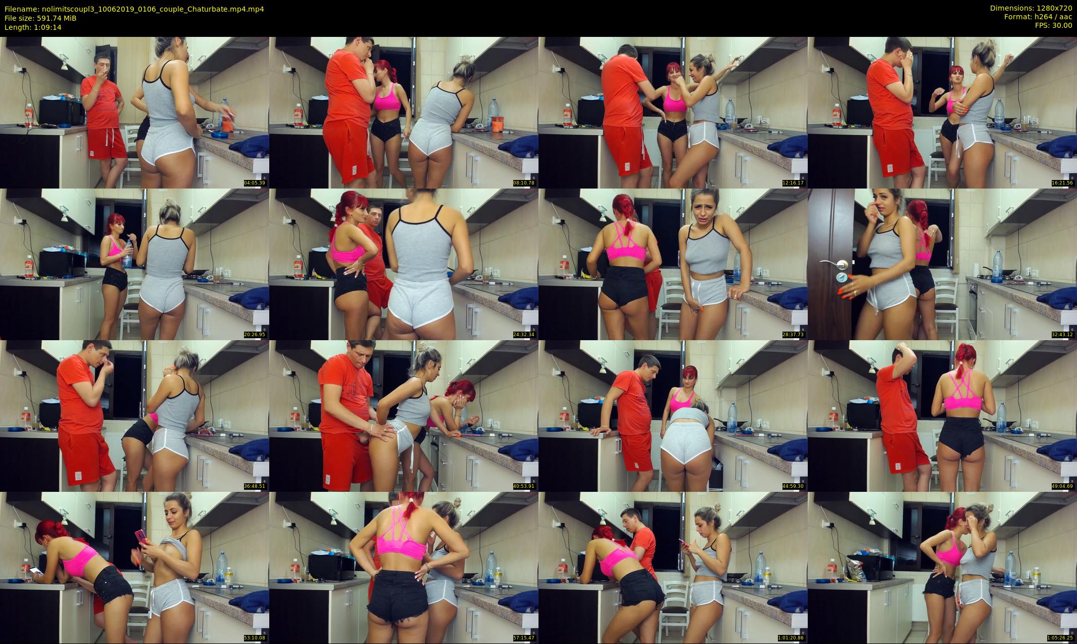 nolimitscoupl3 — 70 minute Chaturbate couple cam show recording, 720p, Jun 10, 2019