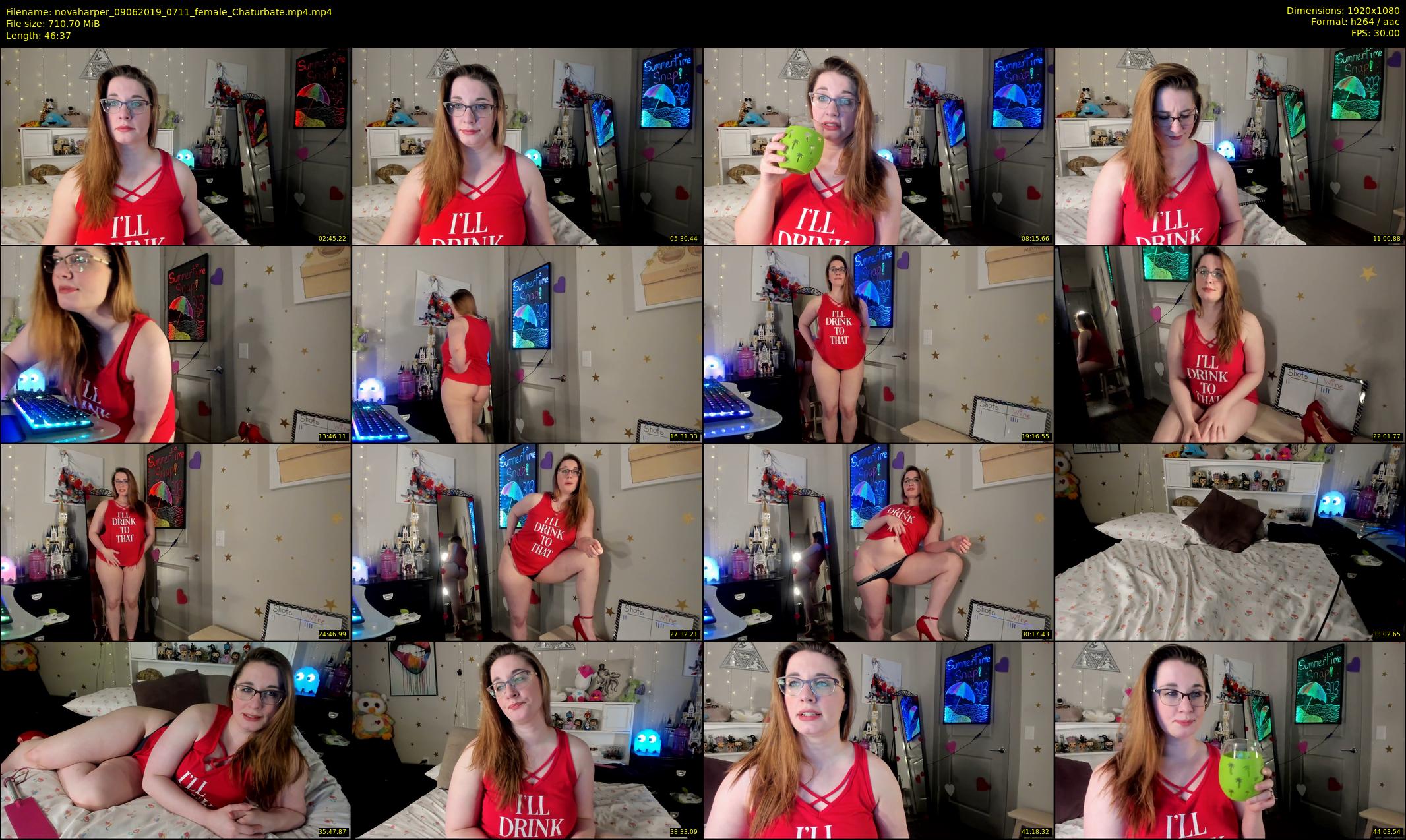 novaharper — 47 minute Chaturbate female cam show recording, 1080p, Jun 9, 2019