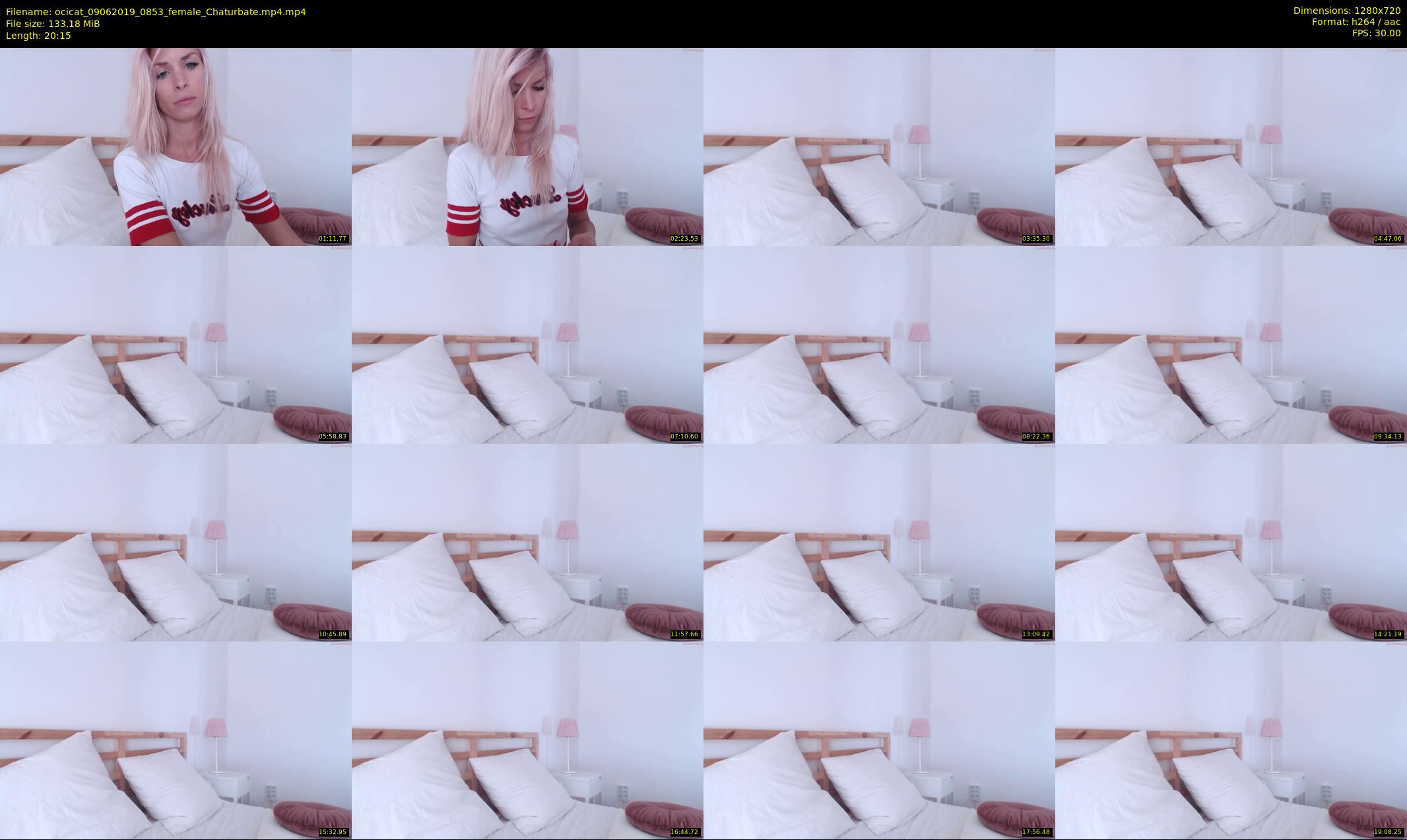 ocicat — 21 minute Chaturbate female cam show recording, 720p, Jun 9, 2019