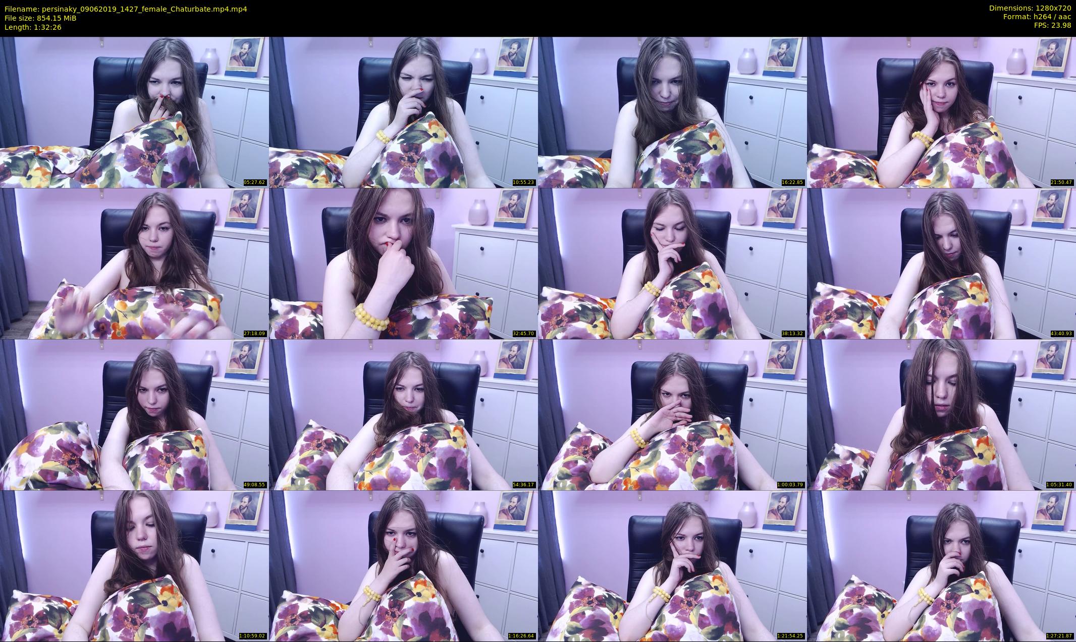 persinaky — 93 minute Chaturbate female cam show recording, 720p, Jun 9, 2019