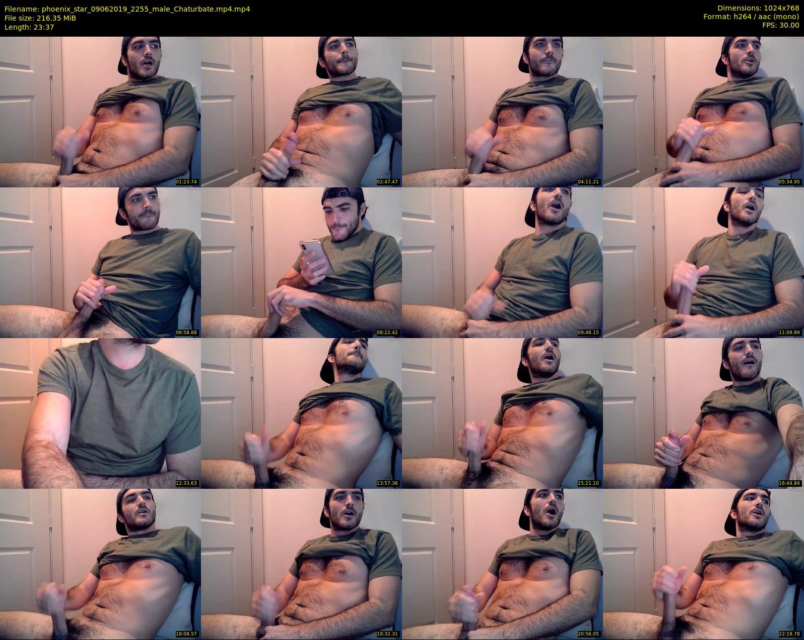 phoenix_star — 24 minute Chaturbate male cam show recording, 720p, Jun 9, 2019