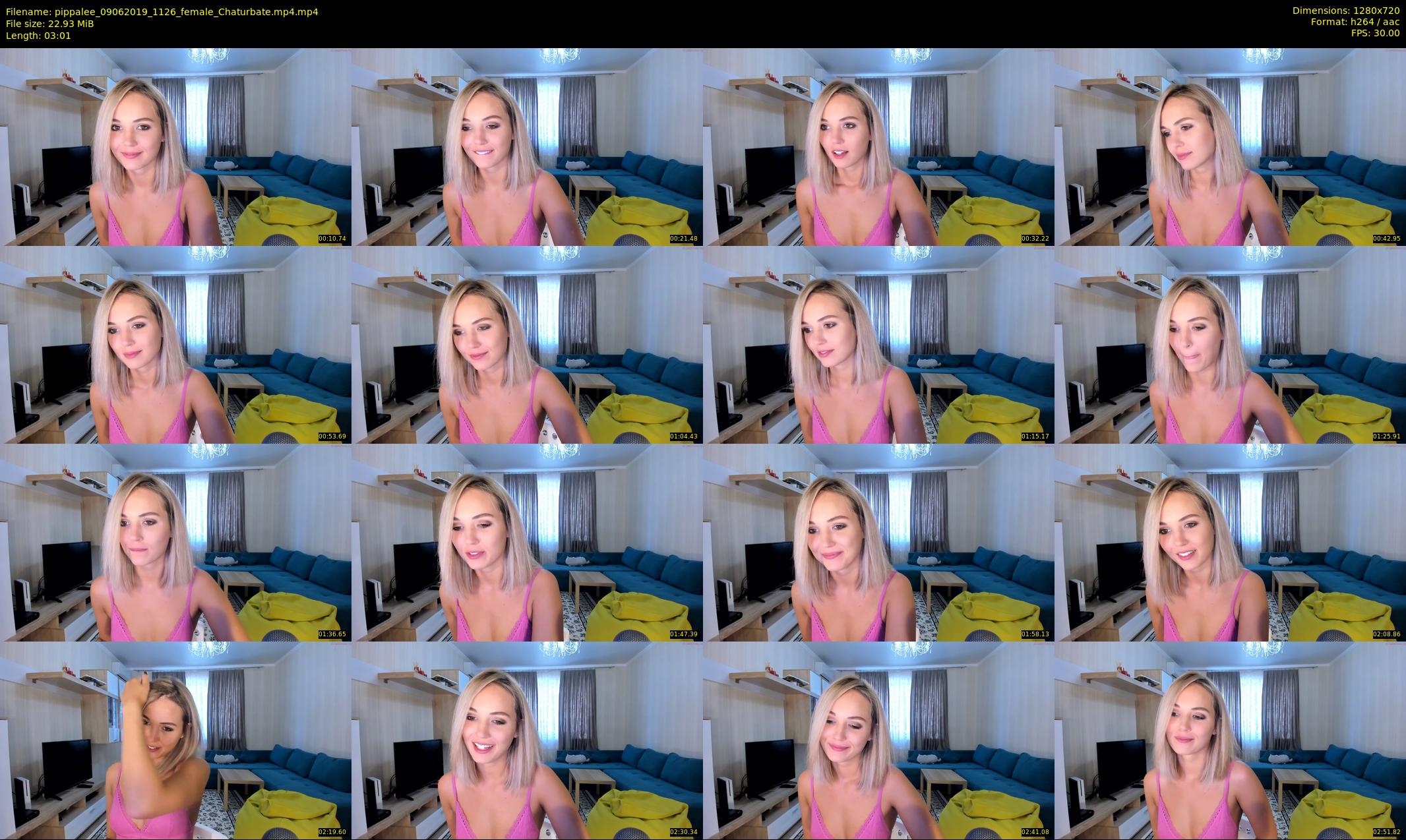 pippalee — 4 minute Chaturbate female cam show recording, 720p, Jun 9, 2019