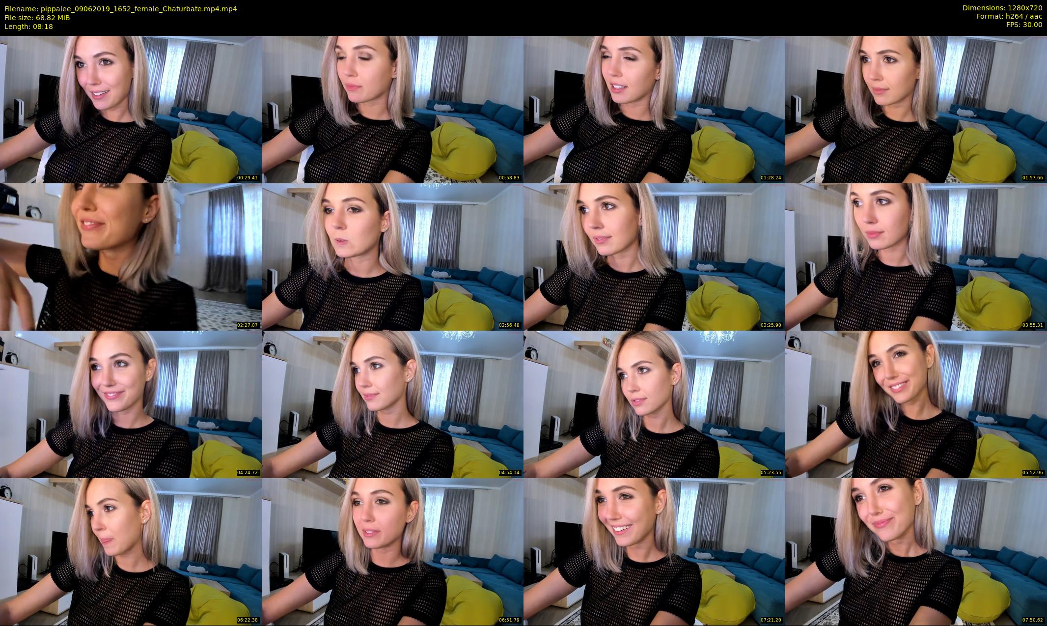 pippalee — 9 minute Chaturbate female cam show recording, 720p, Jun 9, 2019