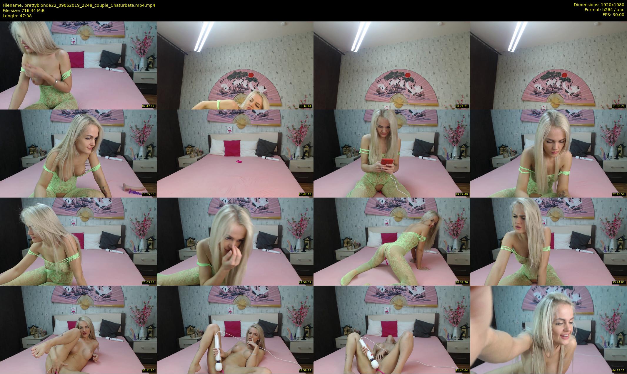prettyblonde22 — 48 minute Chaturbate female cam show recording, 1080p, Jun 9, 2019