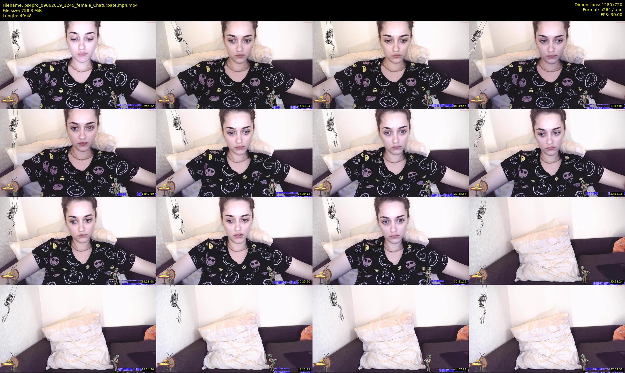 ps4pro — 50 minute Chaturbate female cam show recording, 720p, Jun 9, 2019