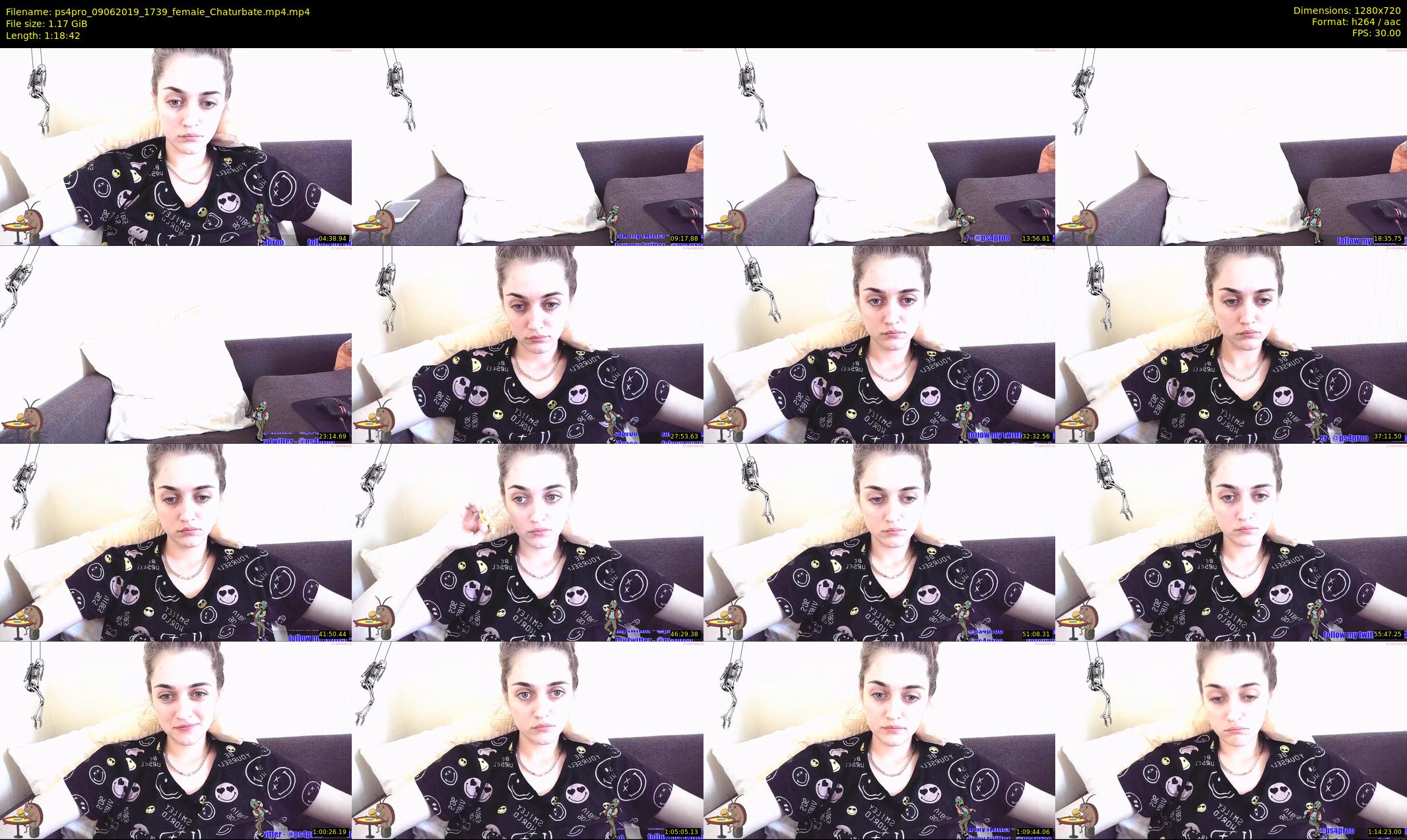 ps4pro — 79 minute Chaturbate female cam show recording, 720p, Jun 9, 2019