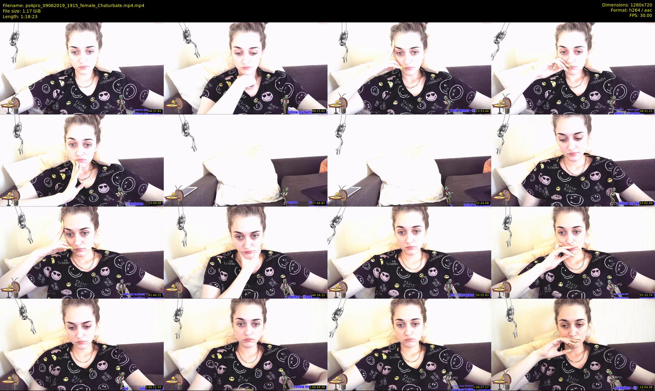 ps4pro — 79 minute Chaturbate female cam show recording, 720p, Jun 9, 2019
