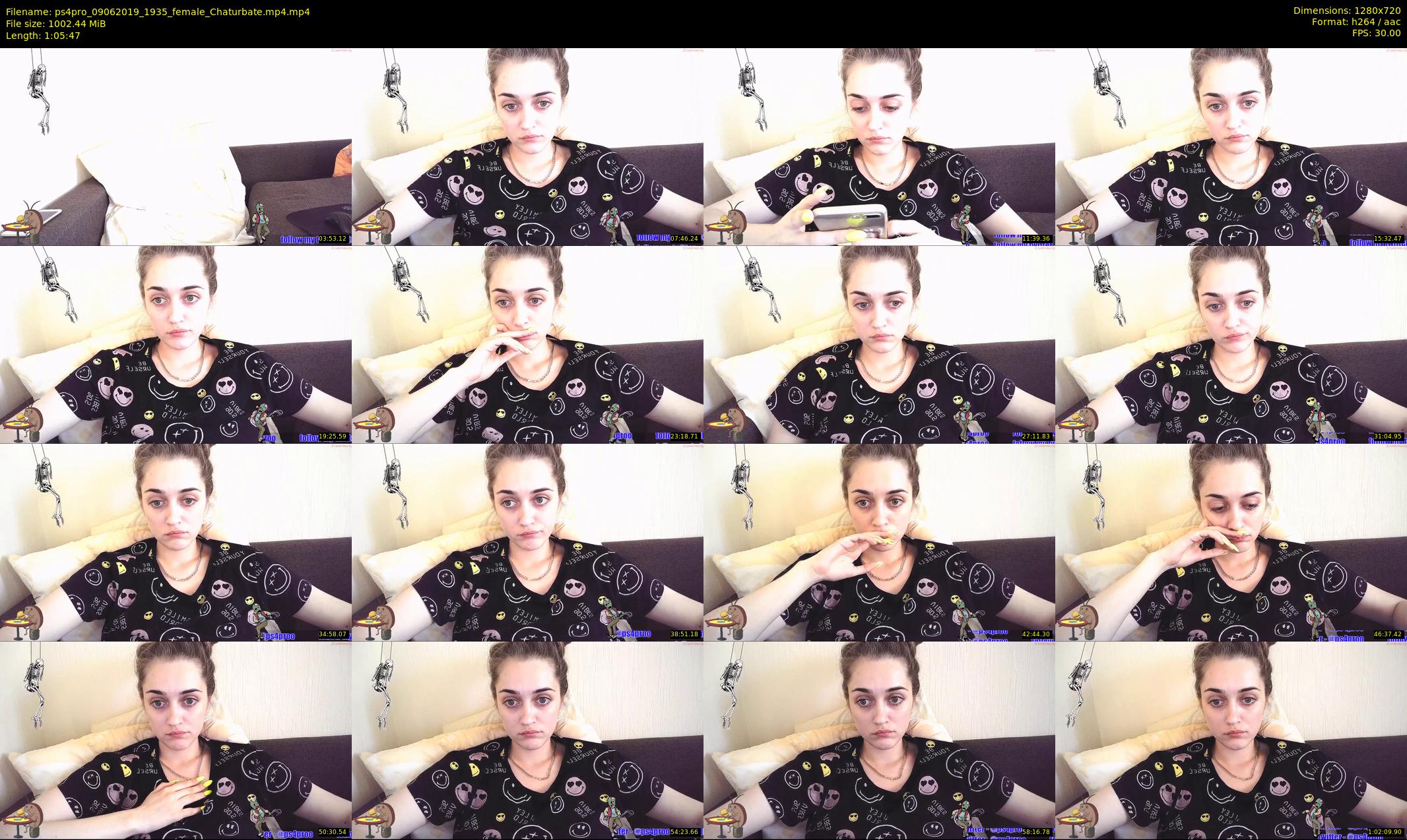 ps4pro — 66 minute Chaturbate female cam show recording, 720p, Jun 9, 2019