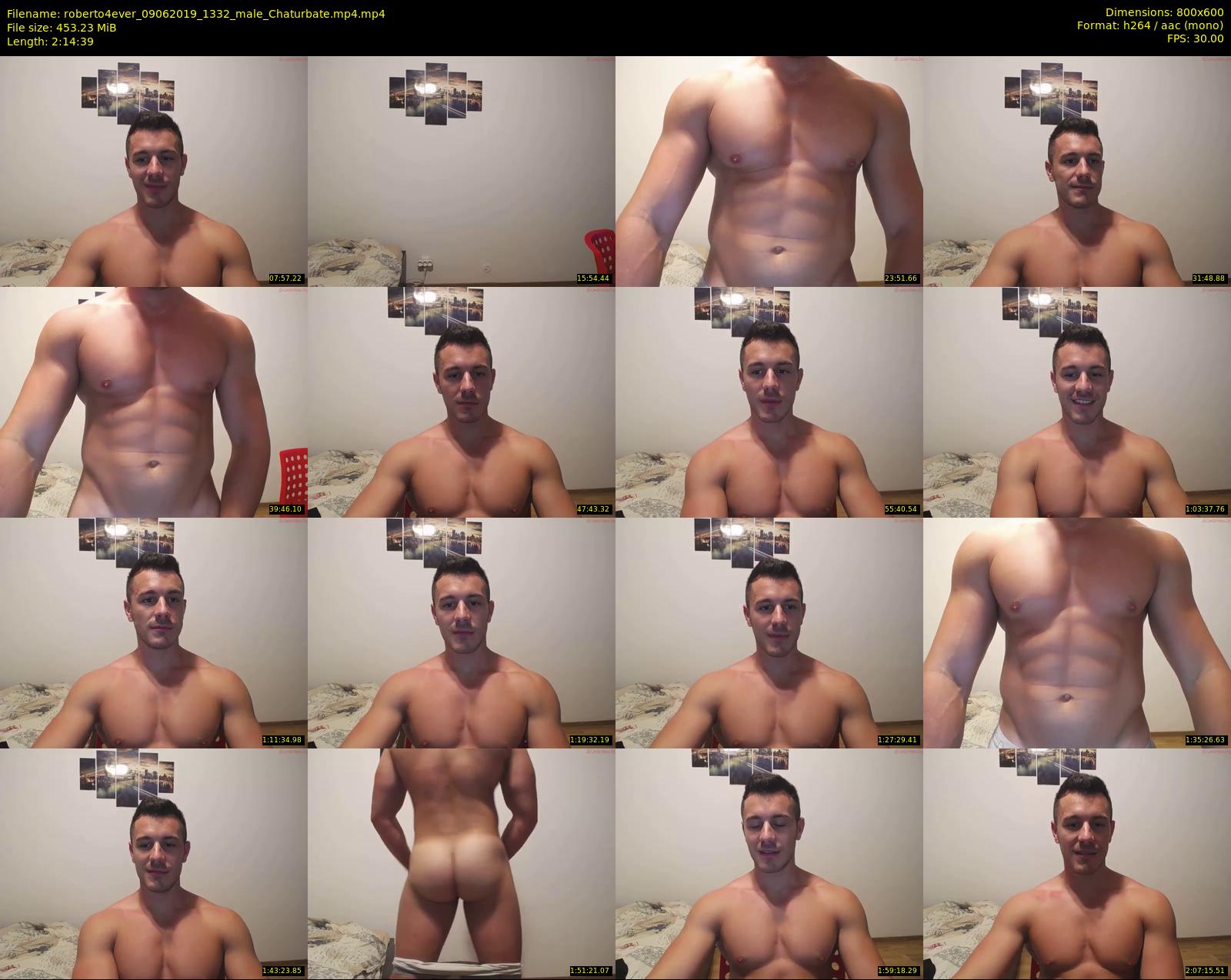 roberto4ever — 135 minute Chaturbate male cam show recording, 480p, Jun 9, 2019
