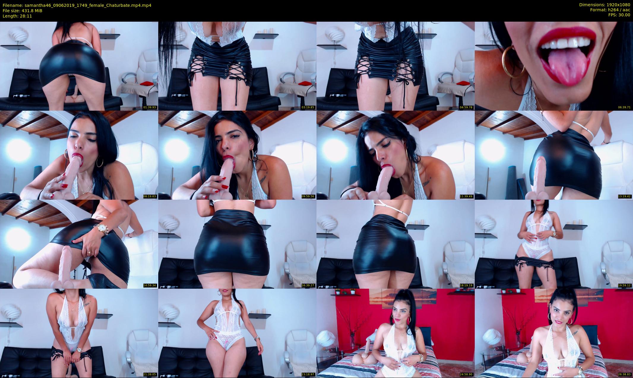 samantha46 — 29 minute Chaturbate female cam show recording, 1080p, Jun 9, 2019