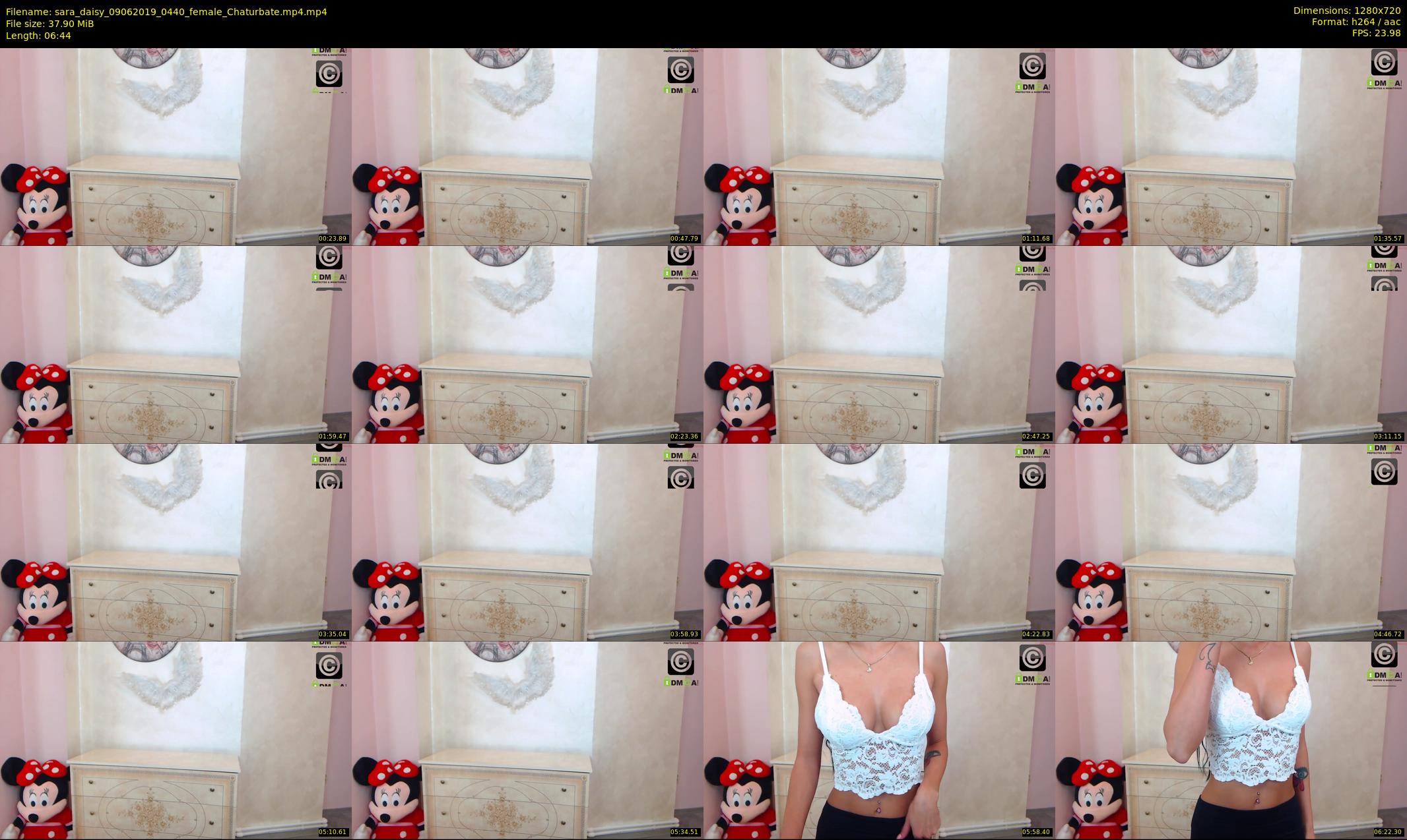 sara_daisy — 7 minute Chaturbate female cam show recording, 720p, Jun 9, 2019