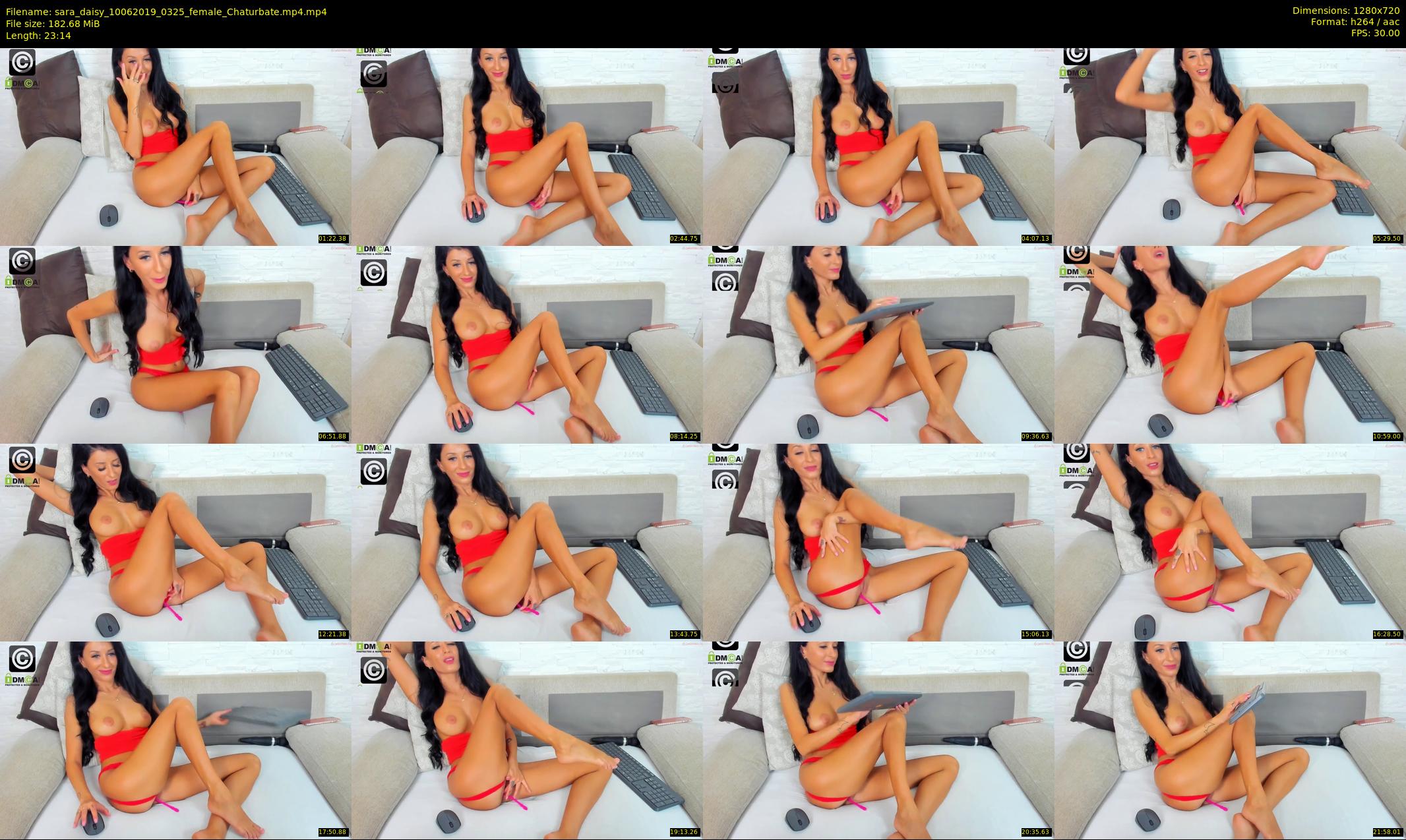 sara_daisy — 24 minute Chaturbate female cam show recording, 720p, Jun 10, 2019