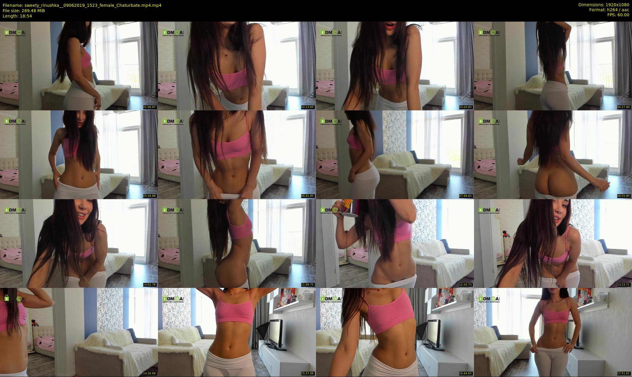 sweety_rinushka_ — 19 minute Chaturbate female cam show recording, 1080p, Jun 9, 2019