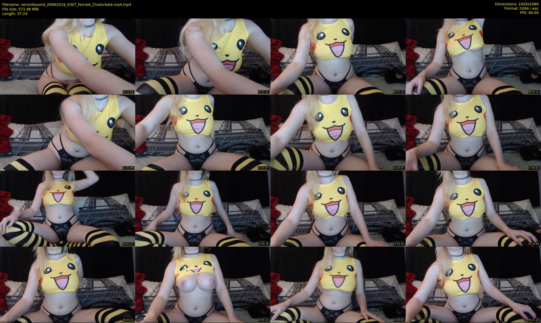 veronikavonk — 38 minute Chaturbate female cam show recording, 1080p, Jun 9, 2019