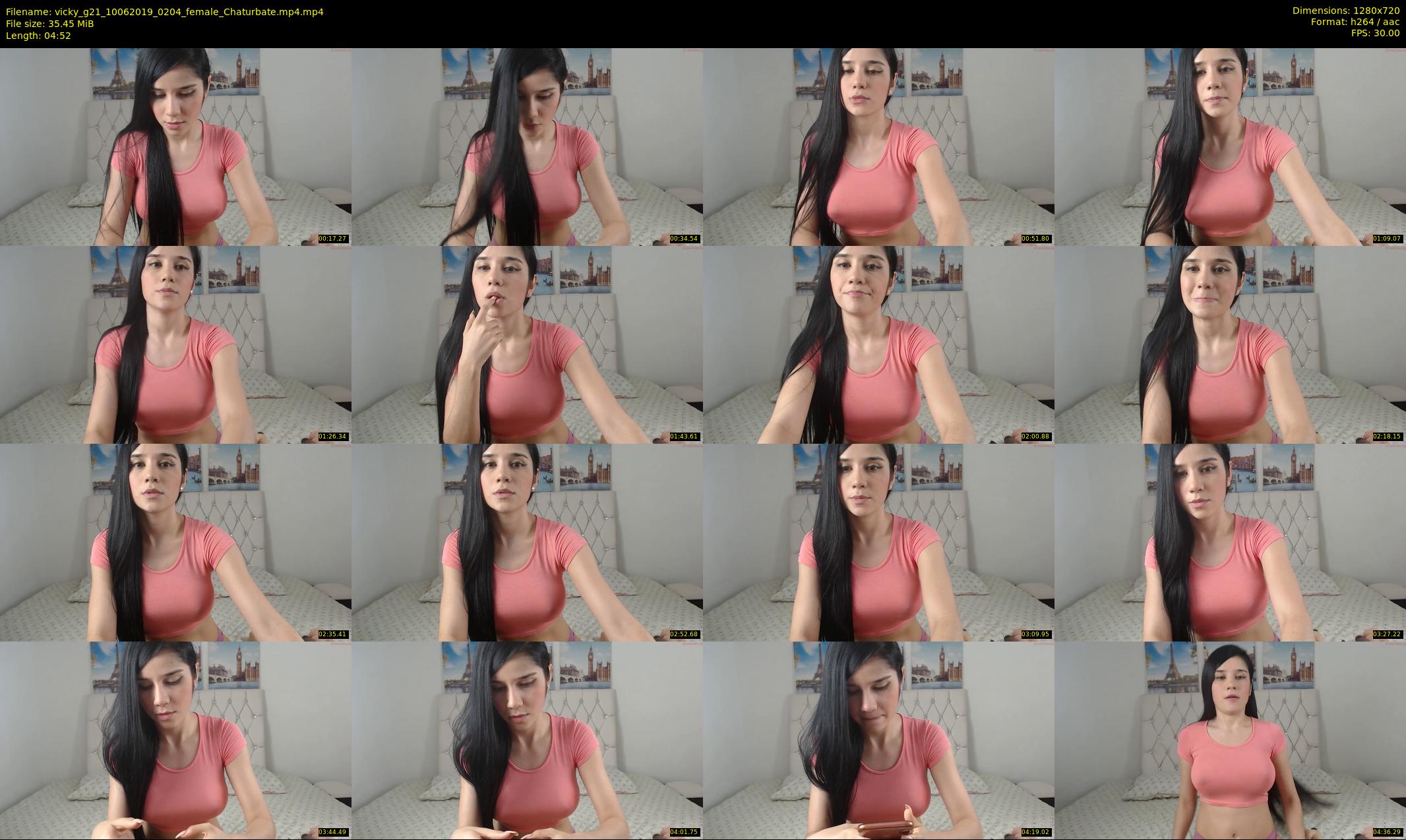 vicky_g21 — 5 minute Chaturbate female cam show recording, 720p, Jun 10, 2019