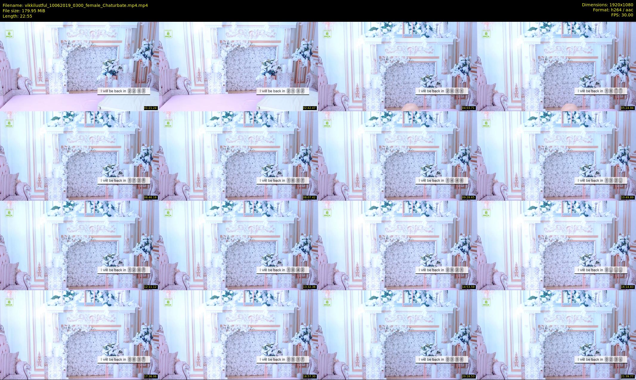 vikkilustful — 23 minute Chaturbate female cam show recording, 1080p, Jun 10, 2019