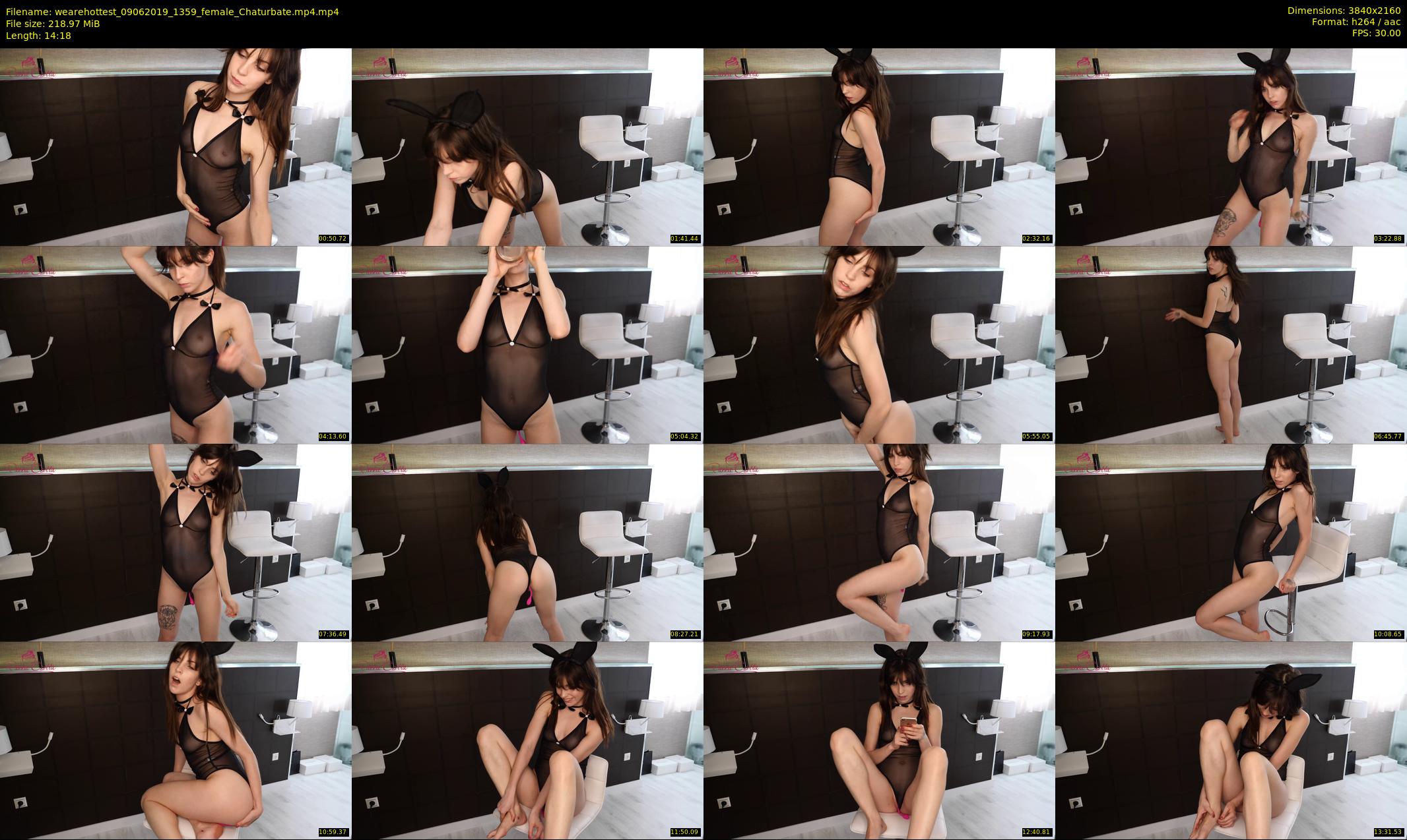 wearehottest — 15 minute Chaturbate couple cam show recording, 4K, Jun 9, 2019