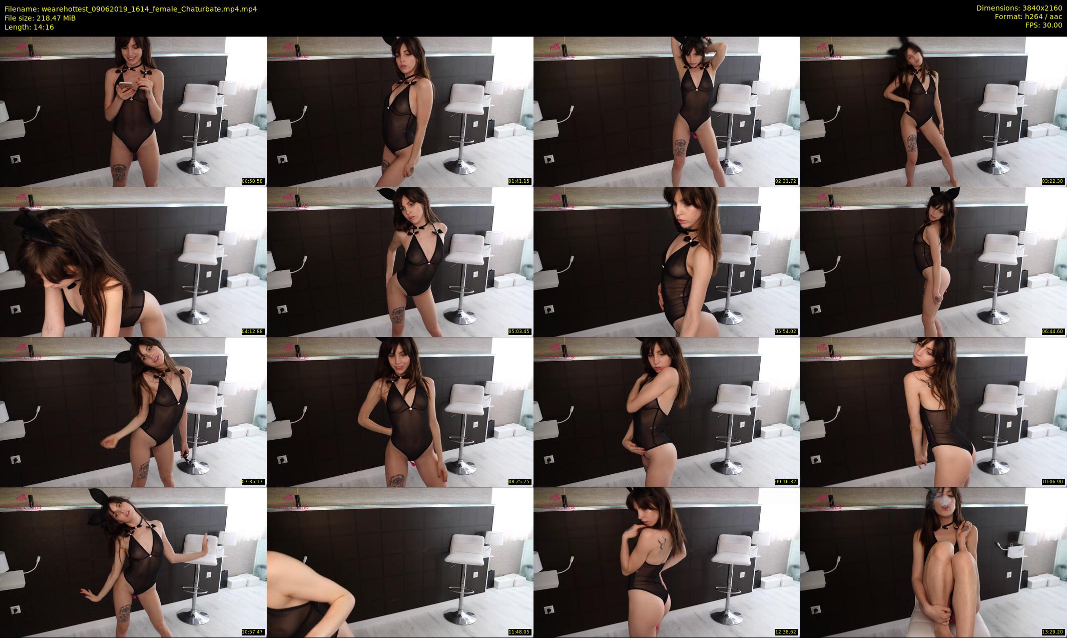 wearehottest — 15 minute Chaturbate couple cam show recording, 4K, Jun 9, 2019