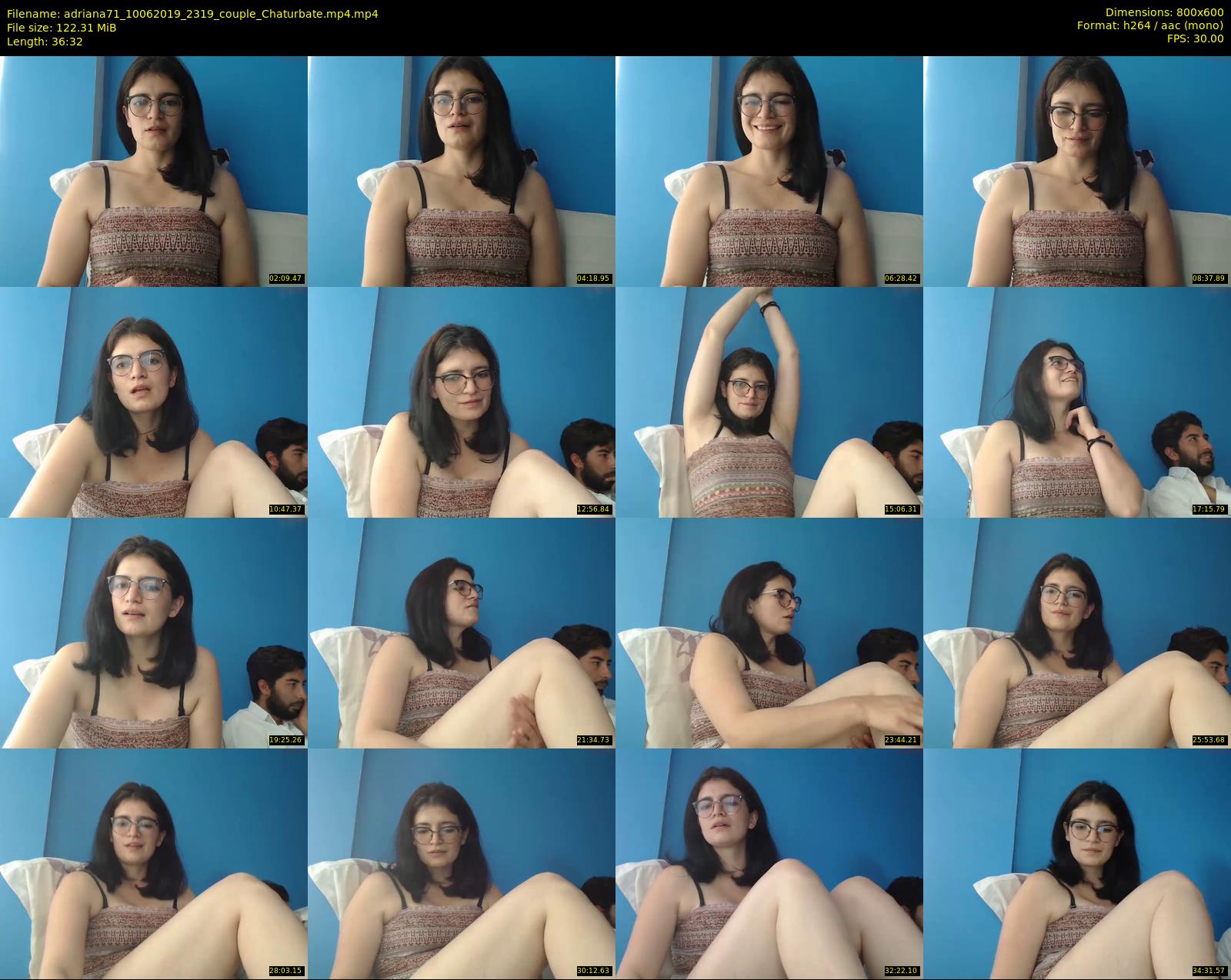 adriana71 — 37 minute Chaturbate couple cam show recording, 480p, Jun 10, 2019