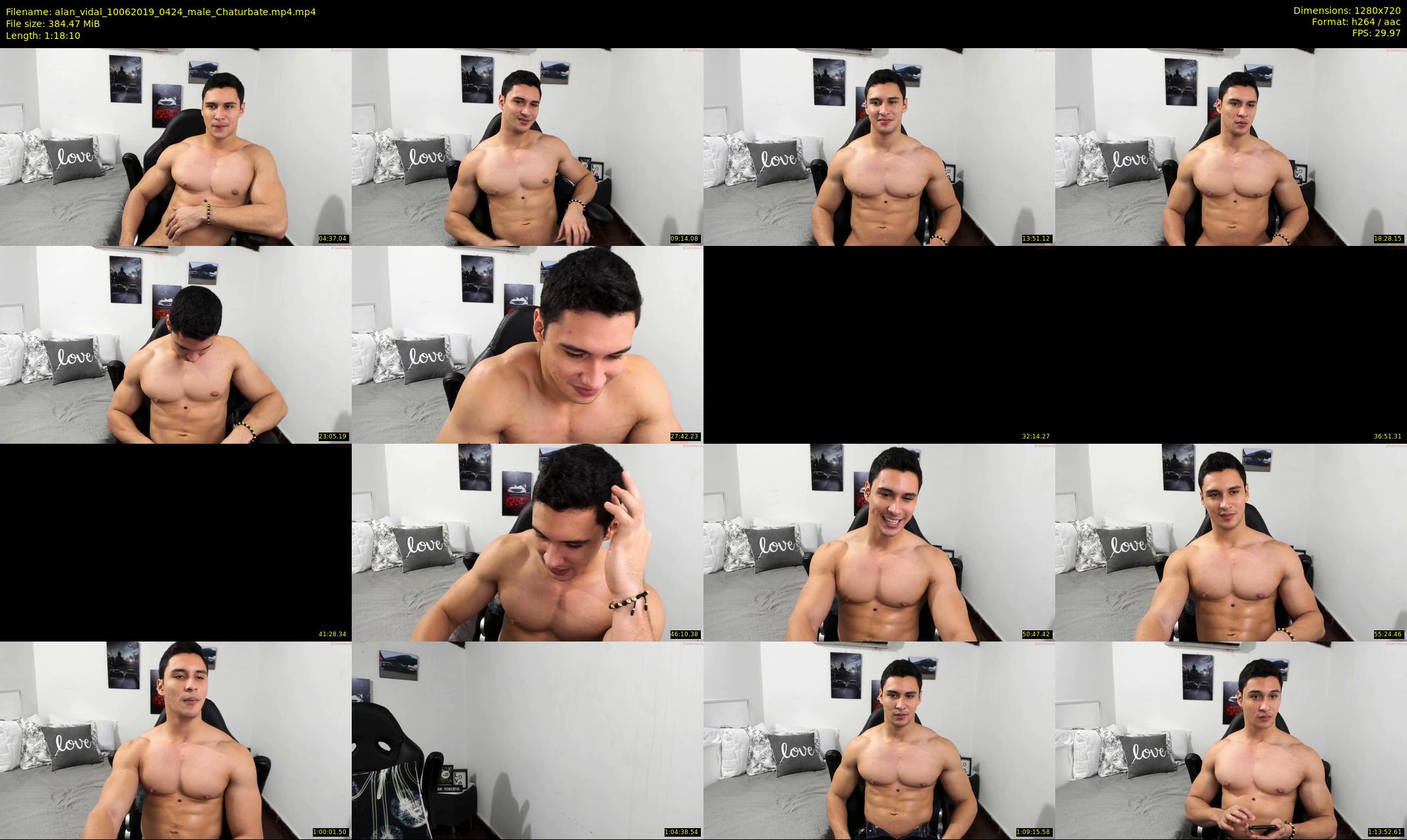 alan_vidal — 79 minute Chaturbate male cam show recording, 720p, Jun 10, 2019