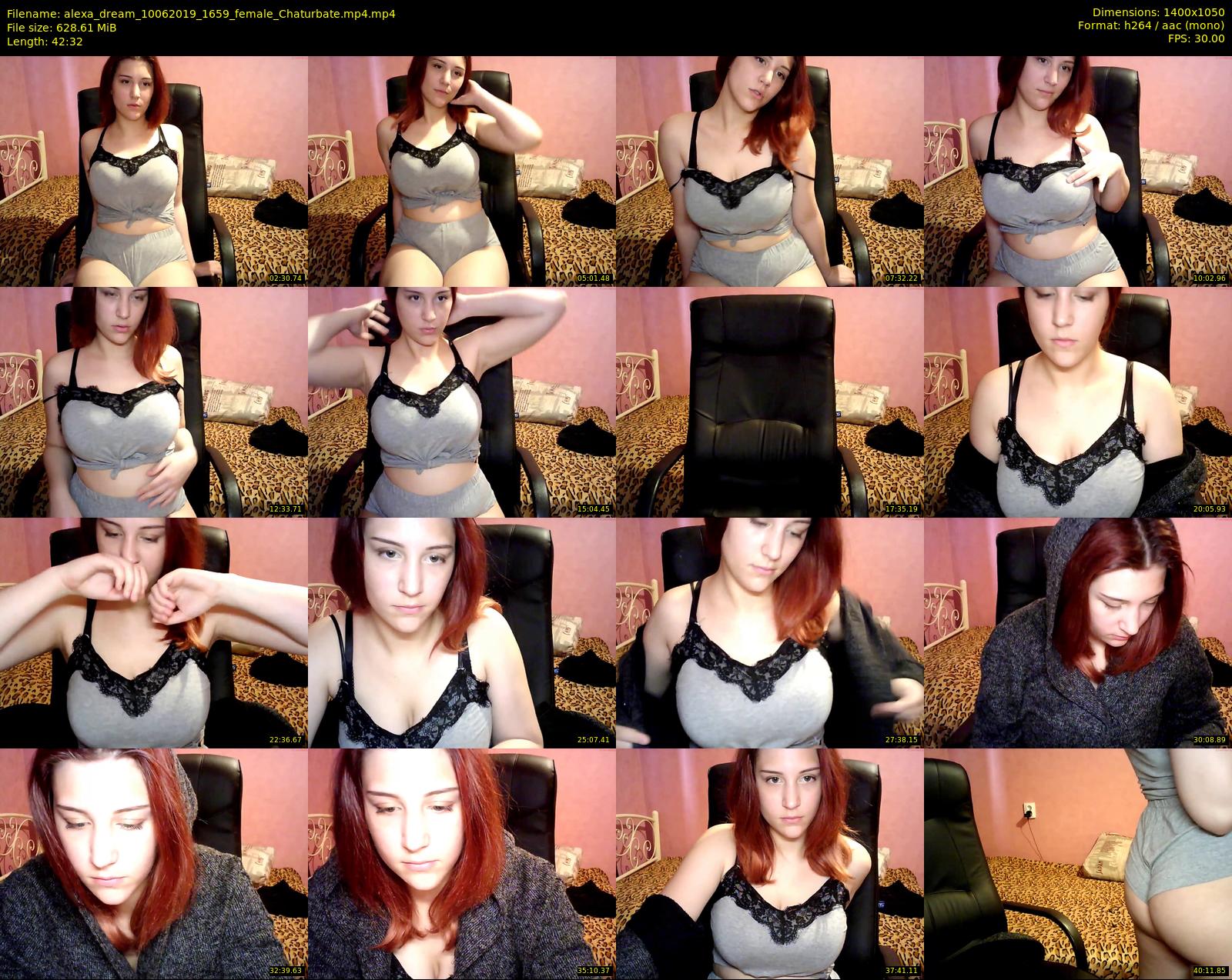 alexa_dream — 43 minute Chaturbate female cam show recording, 720p, Jun 10, 2019
