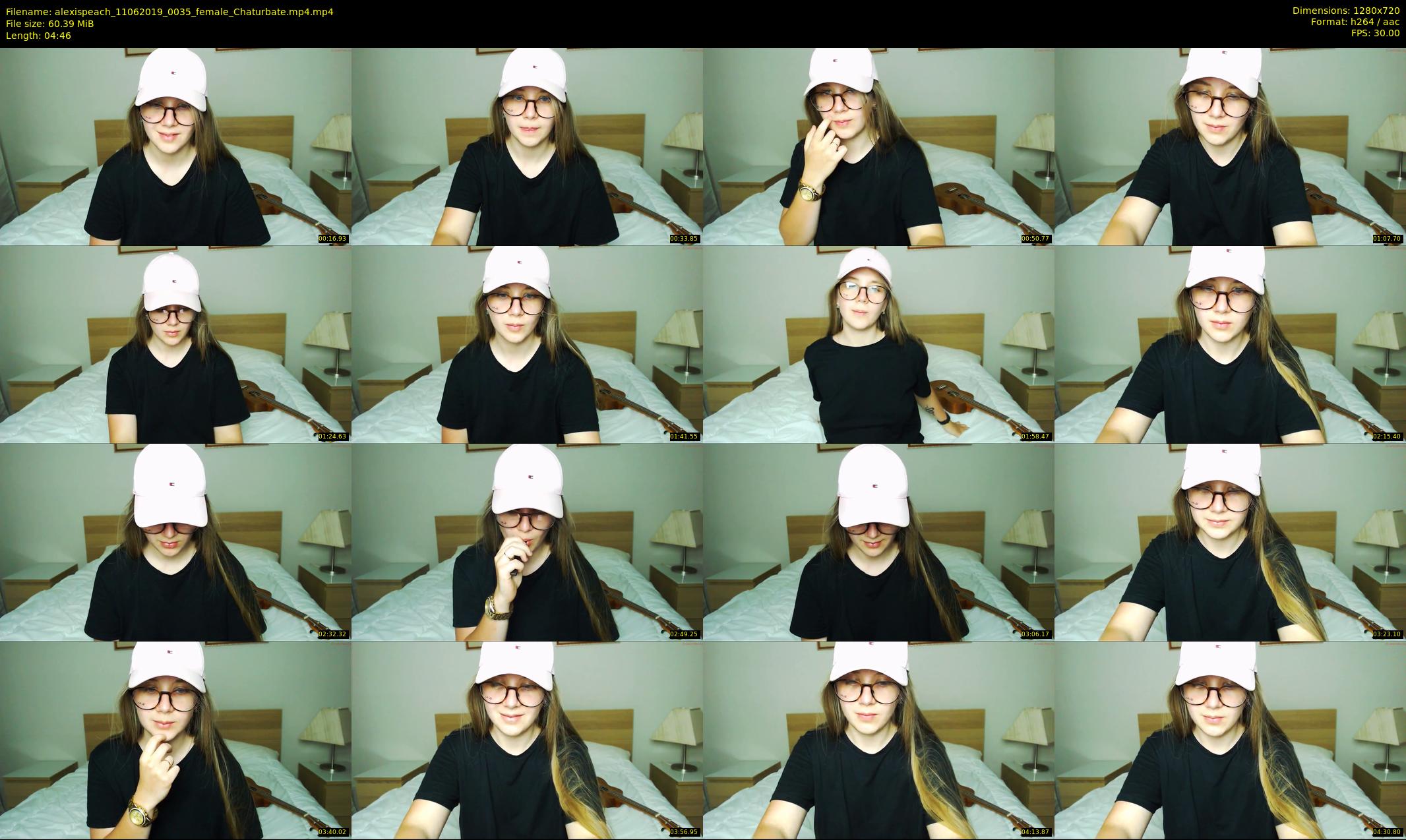 alexispeach — 5 minute Chaturbate female cam show recording, 720p, Jun 11, 2019