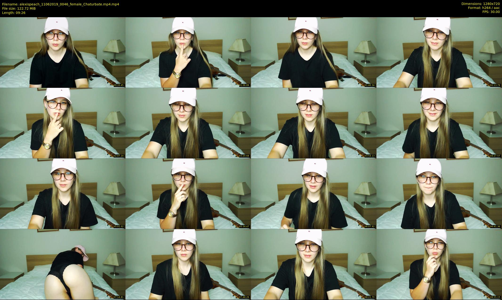 alexispeach — 10 minute Chaturbate female cam show recording, 720p, Jun 11, 2019