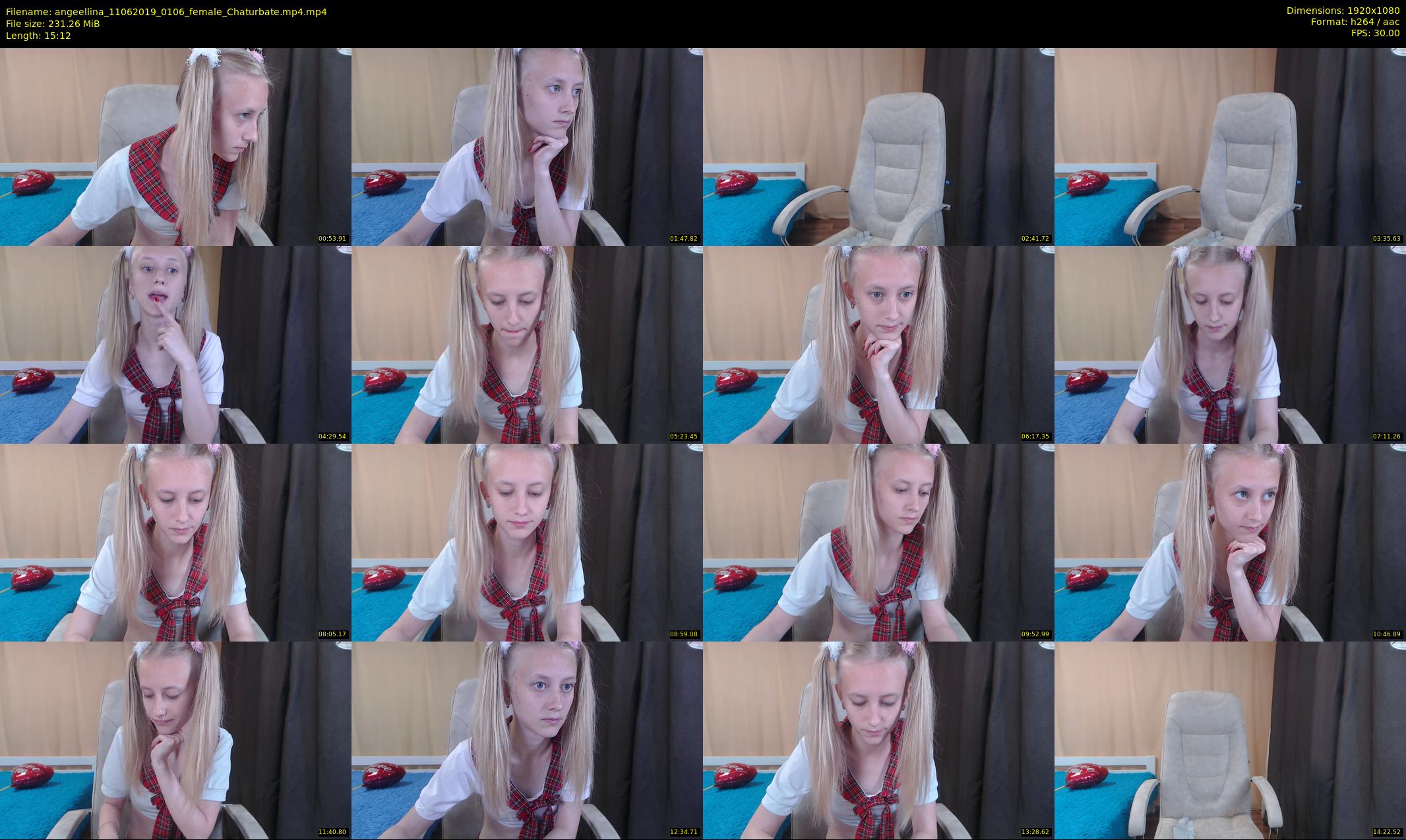 angeellina — 16 minute Chaturbate female cam show recording, 1080p, Jun 11, 2019