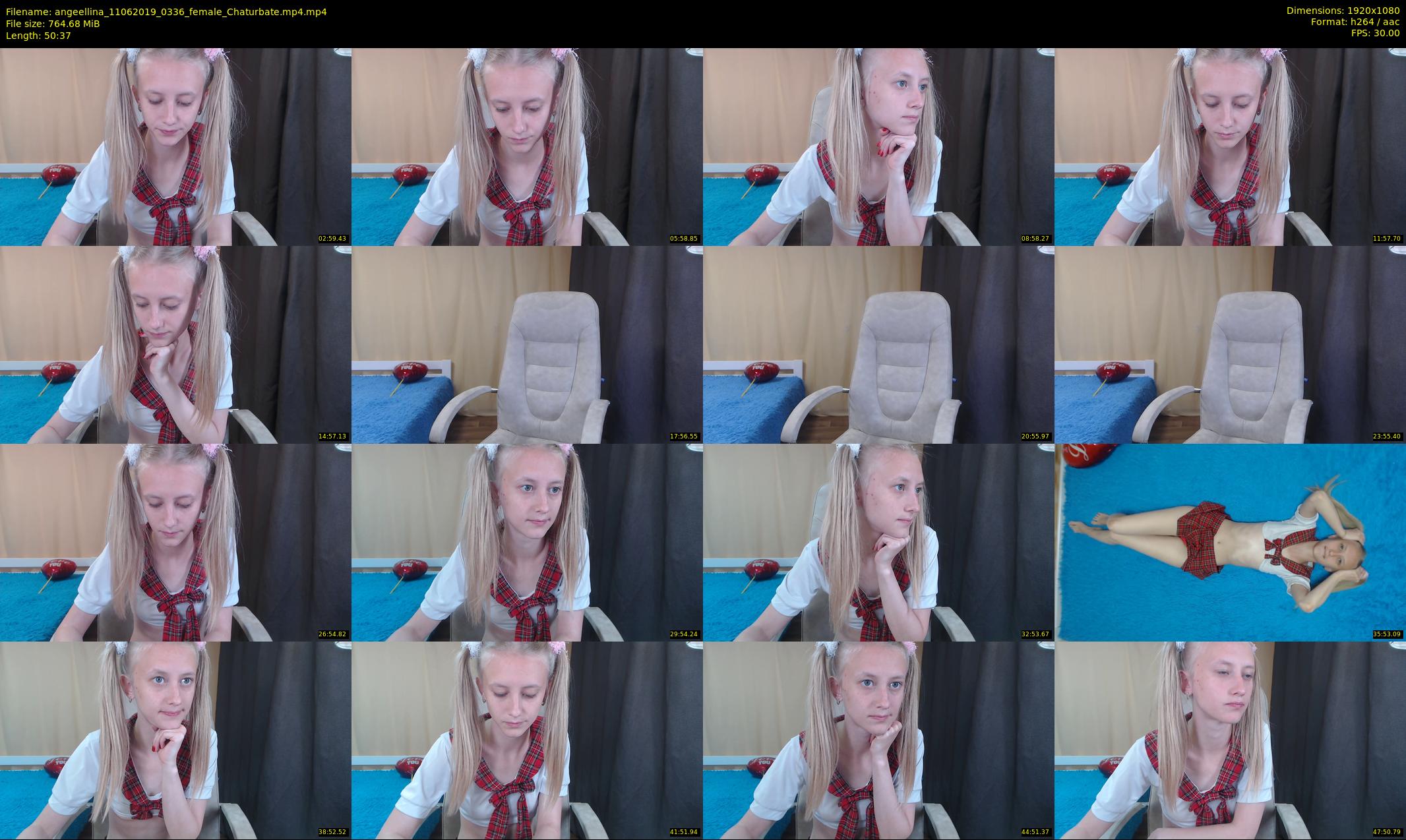 angeellina — 51 minute Chaturbate female cam show recording, 1080p, Jun 11, 2019