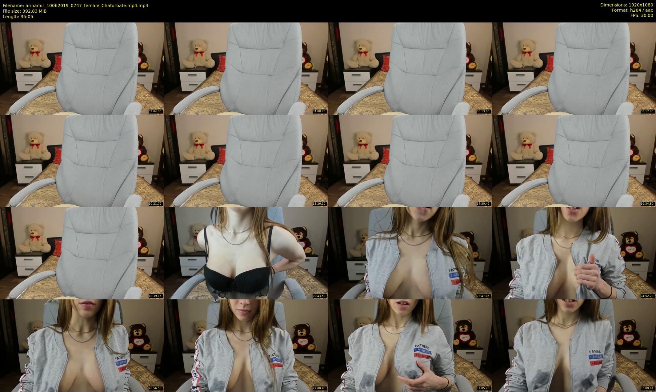 arinamir — 36 minute Chaturbate female cam show recording, 1080p, Jun 10, 2019