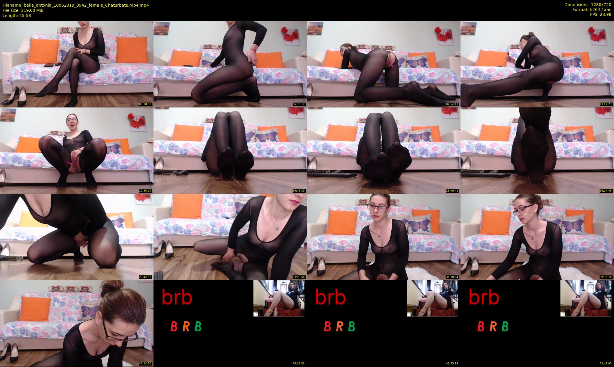 bella_antonia — 56 minute Chaturbate female cam show recording, 720p, Jun 10, 2019