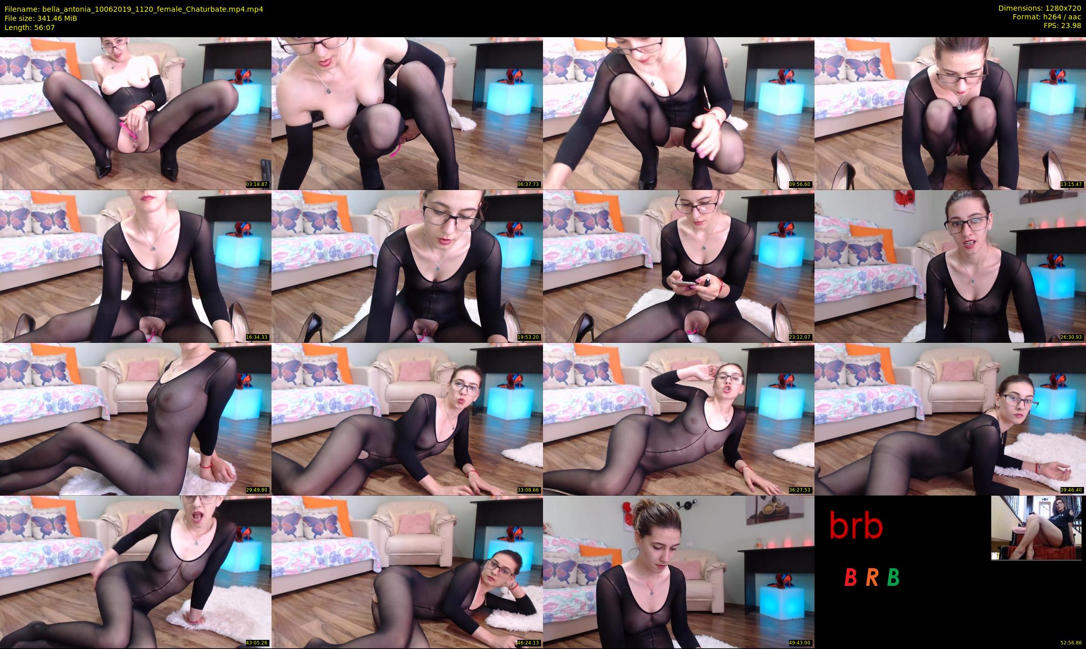 bella_antonia — 57 minute Chaturbate female cam show recording, 720p, Jun 10, 2019