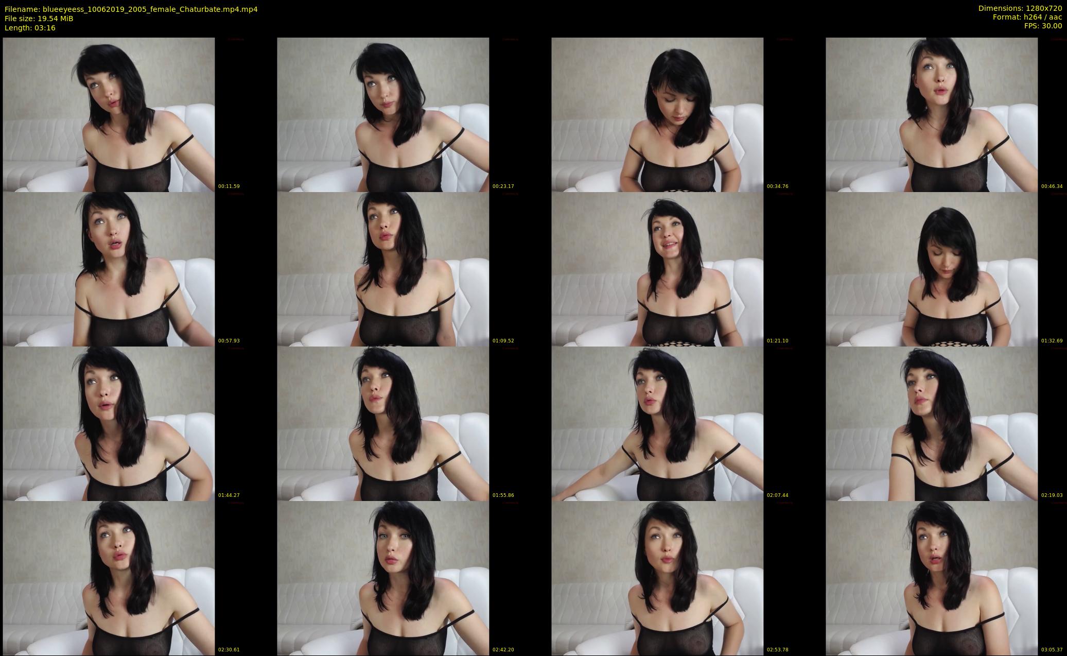 blueeyeess — 4 minute Chaturbate female cam show recording, 720p, Jun 10, 2019