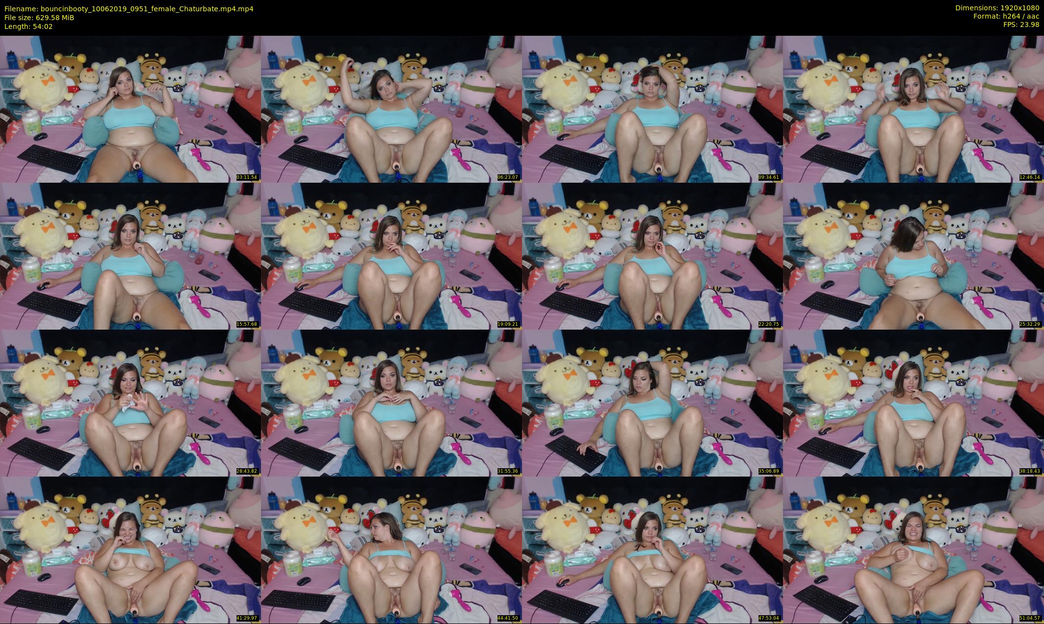 bouncinbooty — 55 minute Chaturbate female cam show recording, 1080p, Jun 10, 2019