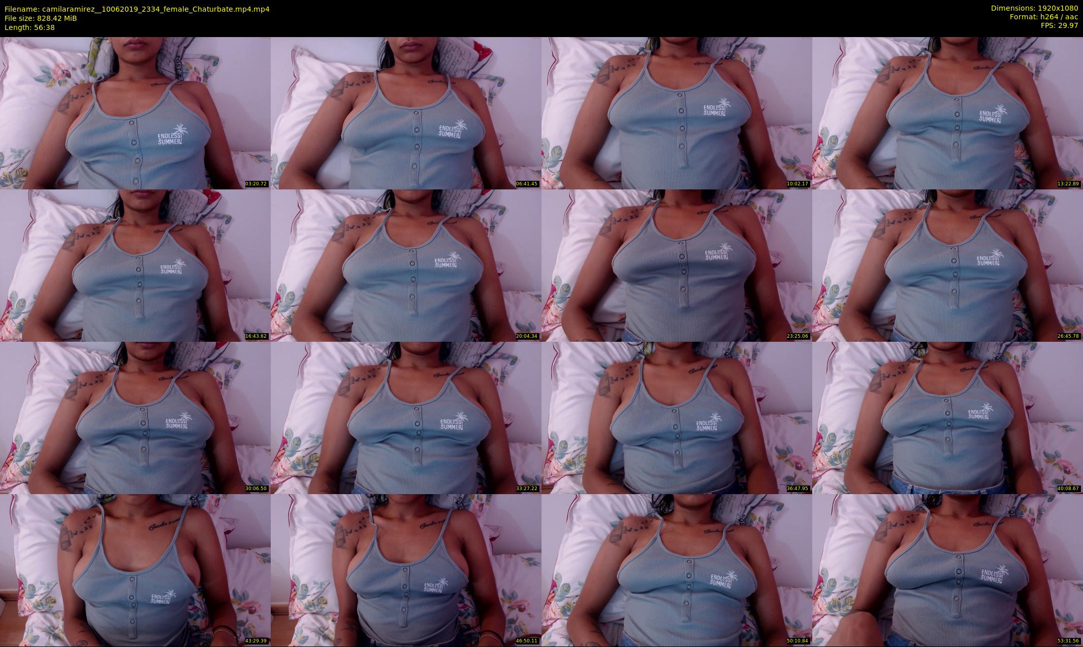 camilaramirez_ — 57 minute Chaturbate female cam show recording, 1080p, Jun 10, 2019