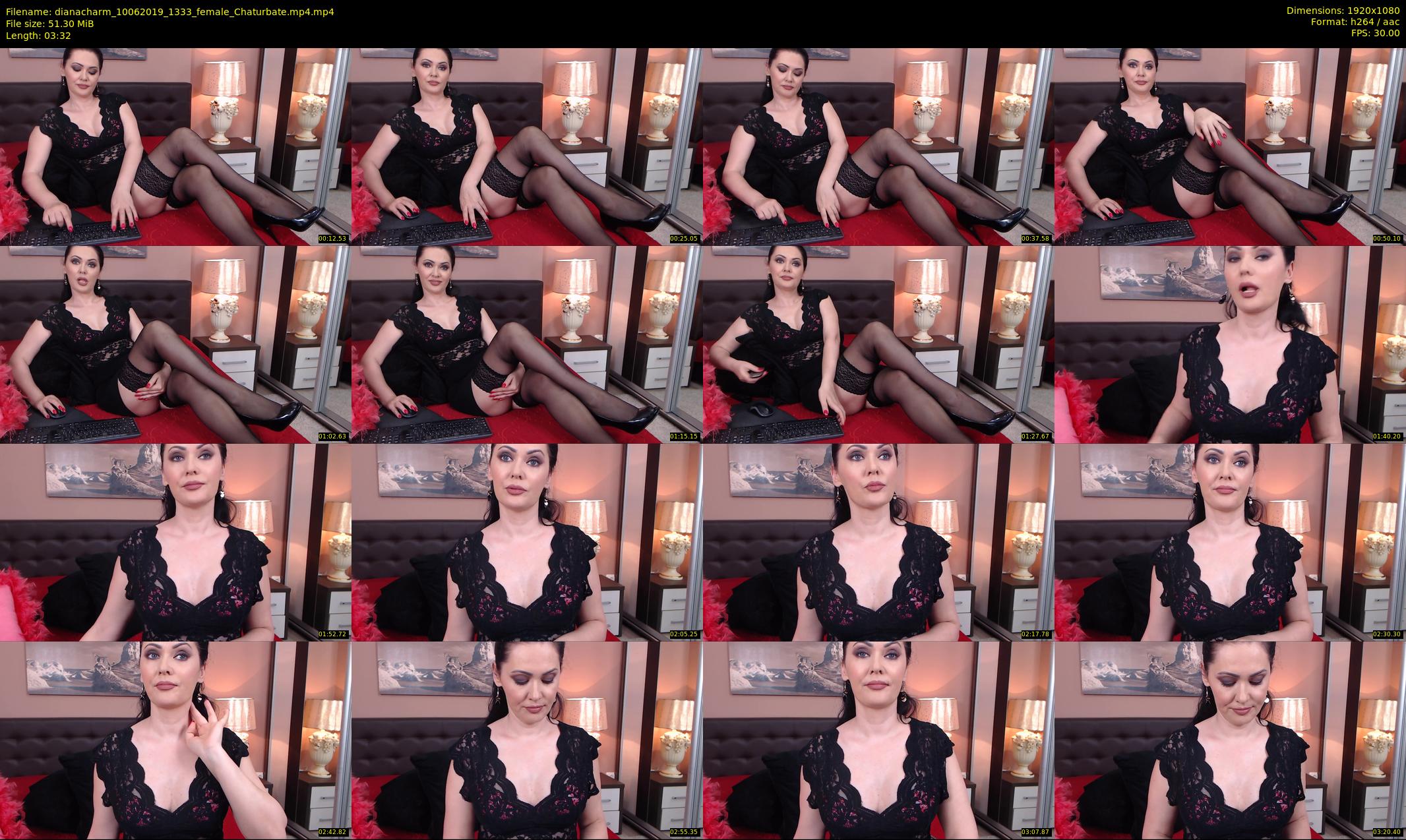 dianacharm — 4 minute Chaturbate female cam show recording, 1080p, Jun 10, 2019