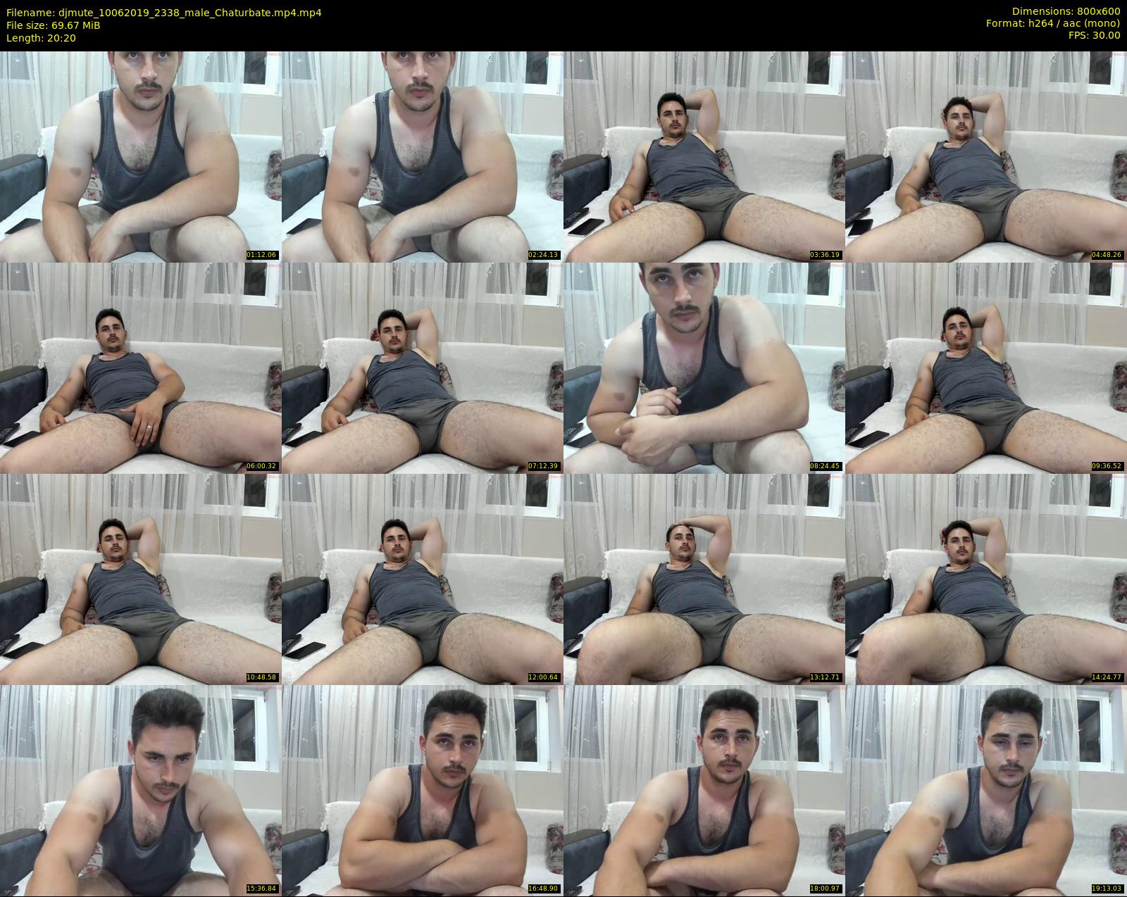 djmute — 21 minute Chaturbate male cam show recording, 480p, Jun 10, 2019