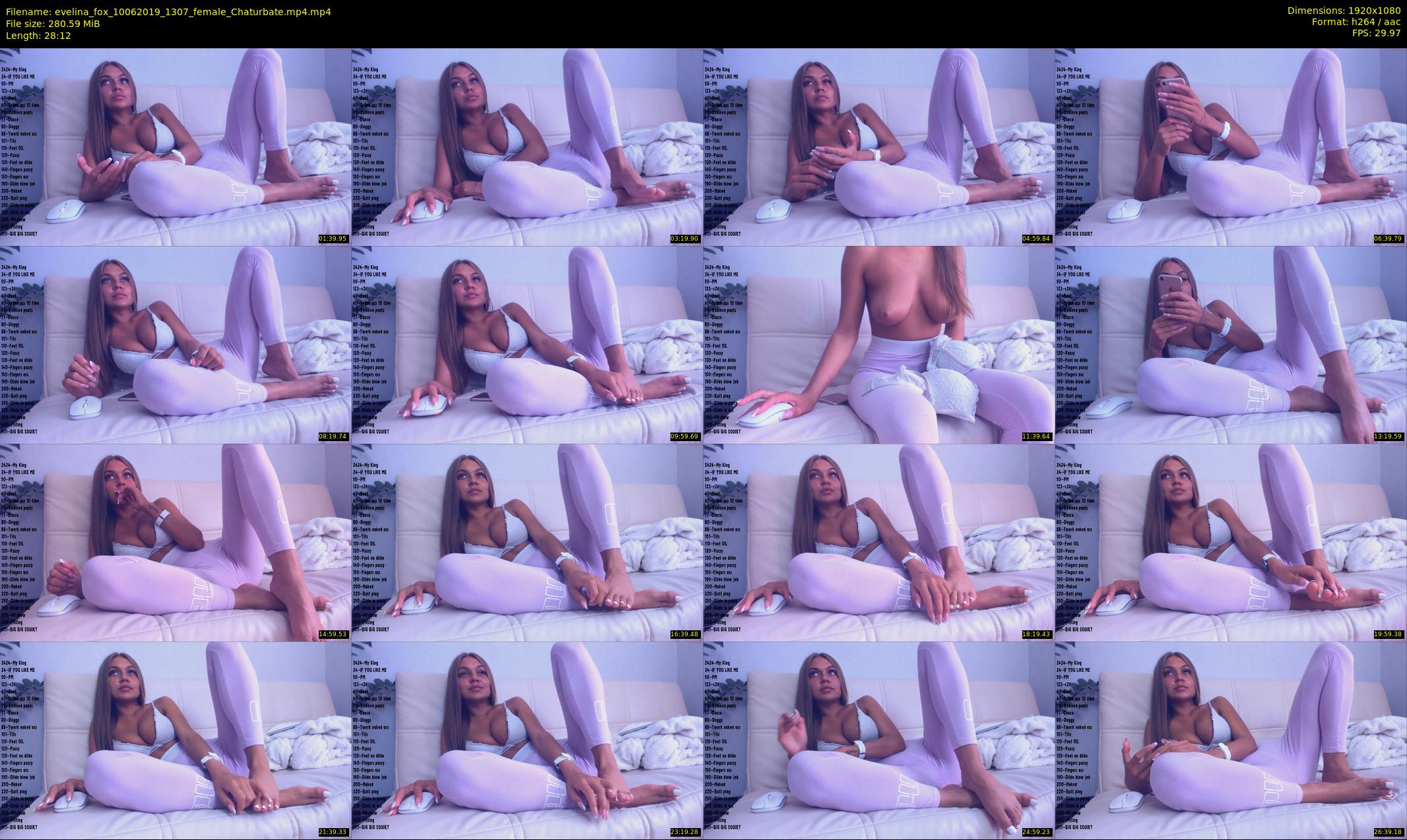 evelina_fox — 29 minute Chaturbate female cam show recording, 1080p, Jun 10, 2019