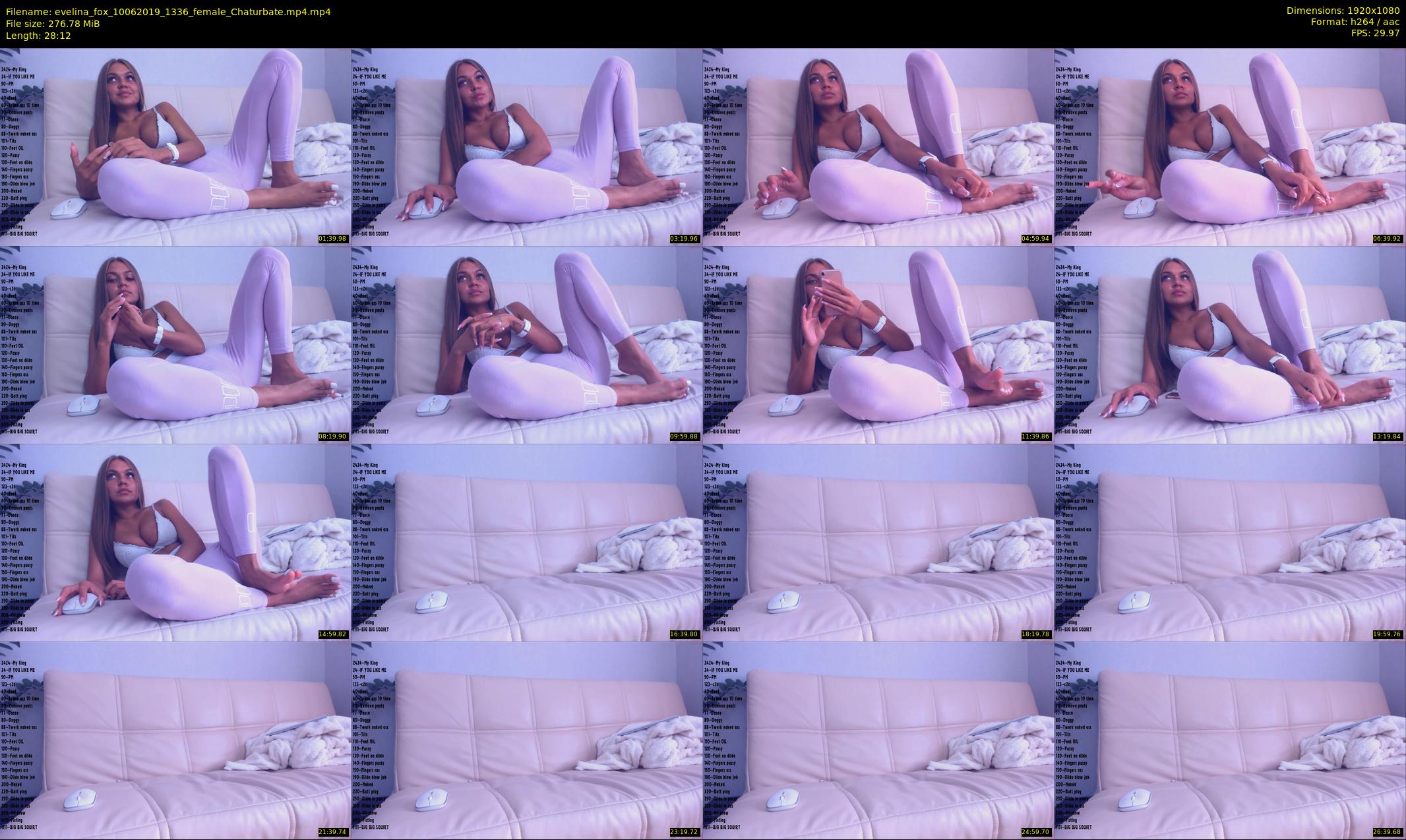evelina_fox — 29 minute Chaturbate female cam show recording, 1080p, Jun 10, 2019
