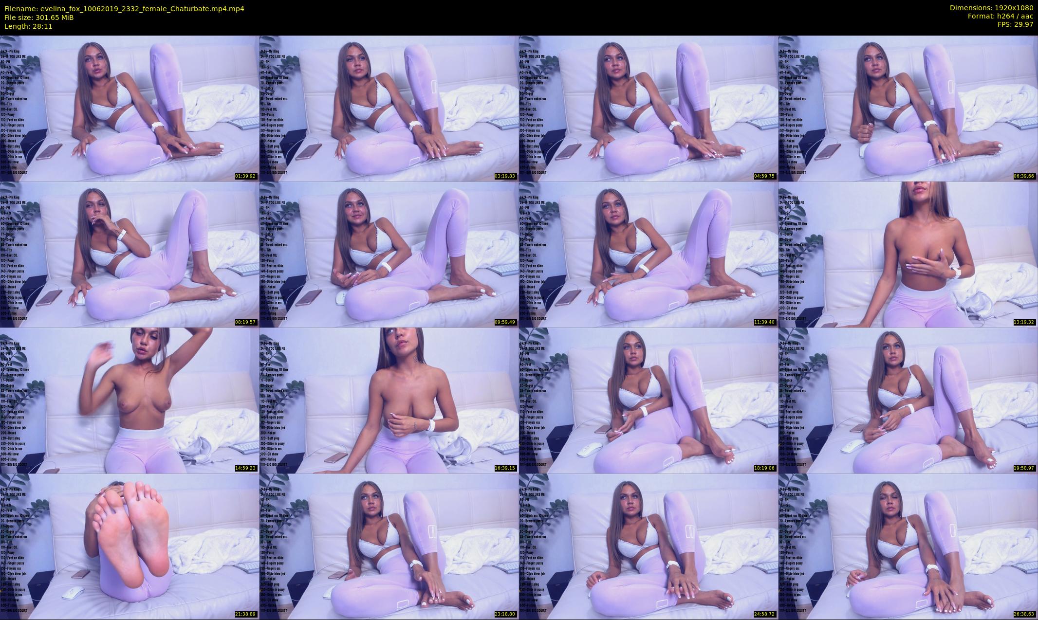evelina_fox — 29 minute Chaturbate female cam show recording, 1080p, Jun 10, 2019