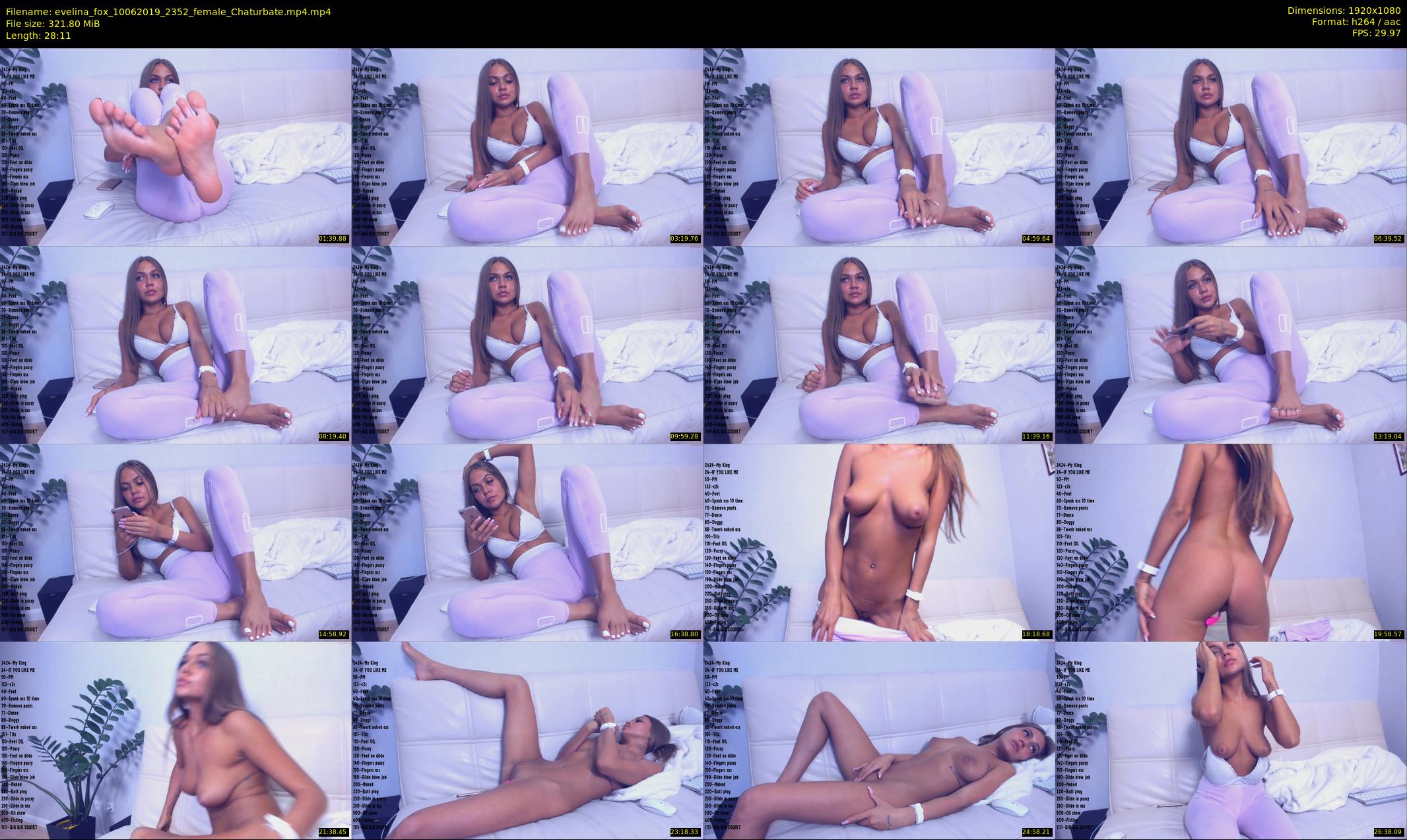 evelina_fox — 29 minute Chaturbate female cam show recording, 1080p, Jun 10, 2019
