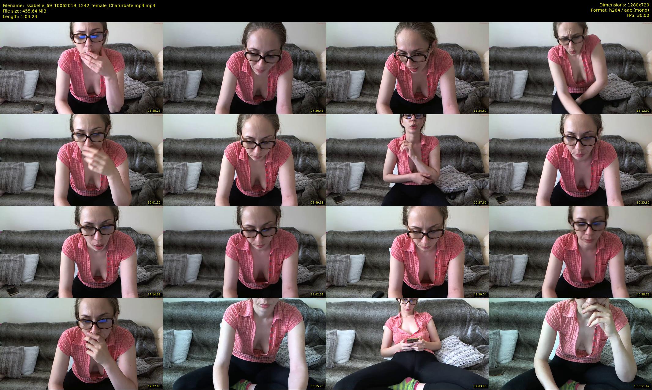 issabelle_69 — 65 minute Chaturbate couple cam show recording, 720p, Jun 10, 2019